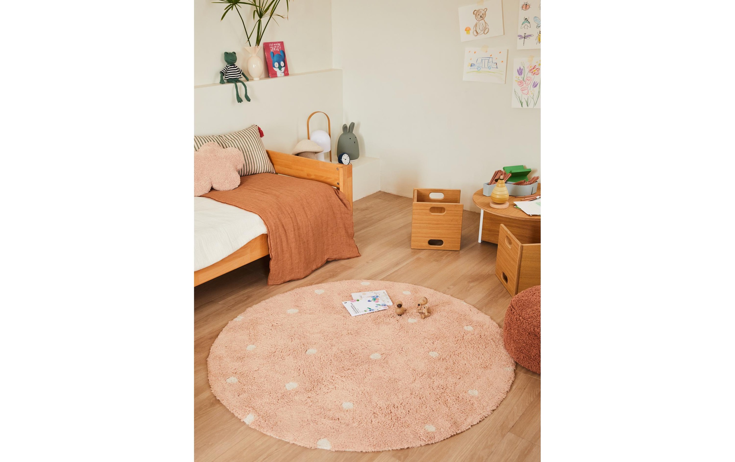 Kinderteppich »Lorena Canals Round Dot«