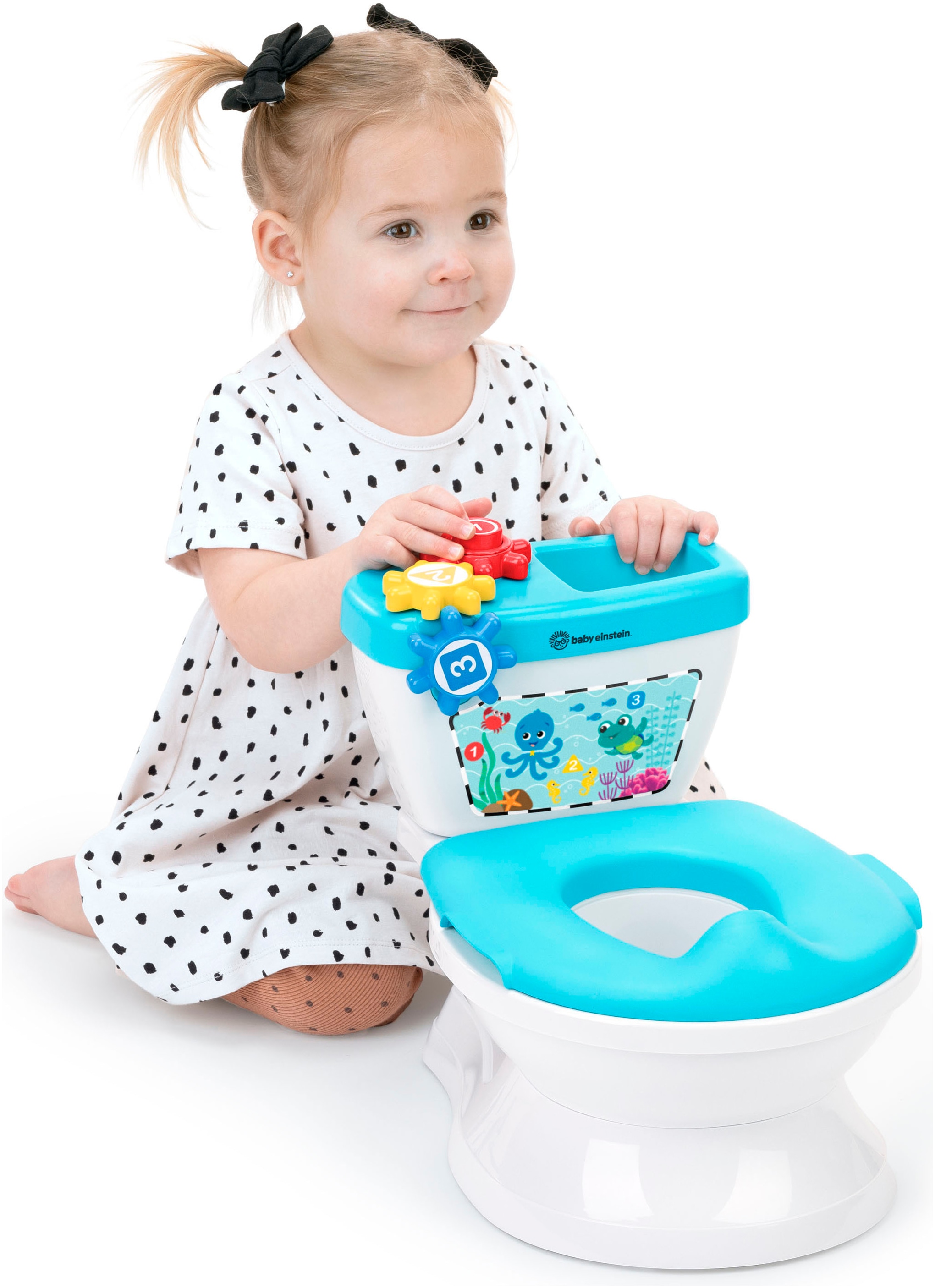 Baby Einstein Entraîneur de toilettes »Geared for Success™ 2-in-1 Potty Training System« mit Sound