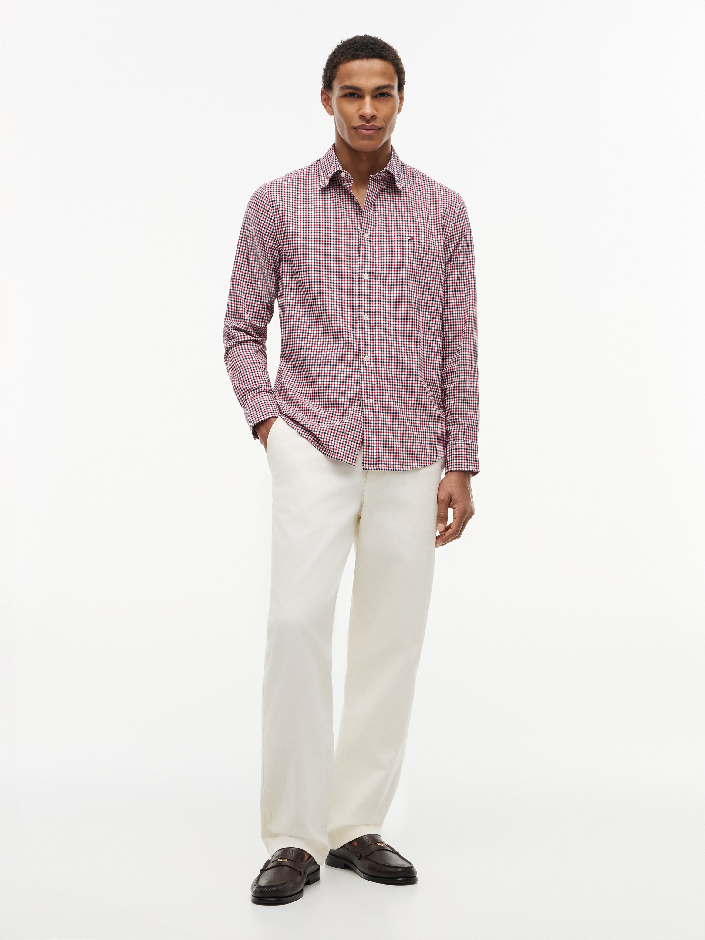 Tommy Hilfiger Chemise à manches longues »FLEX POPLIN GINGHAM SHIRT«
