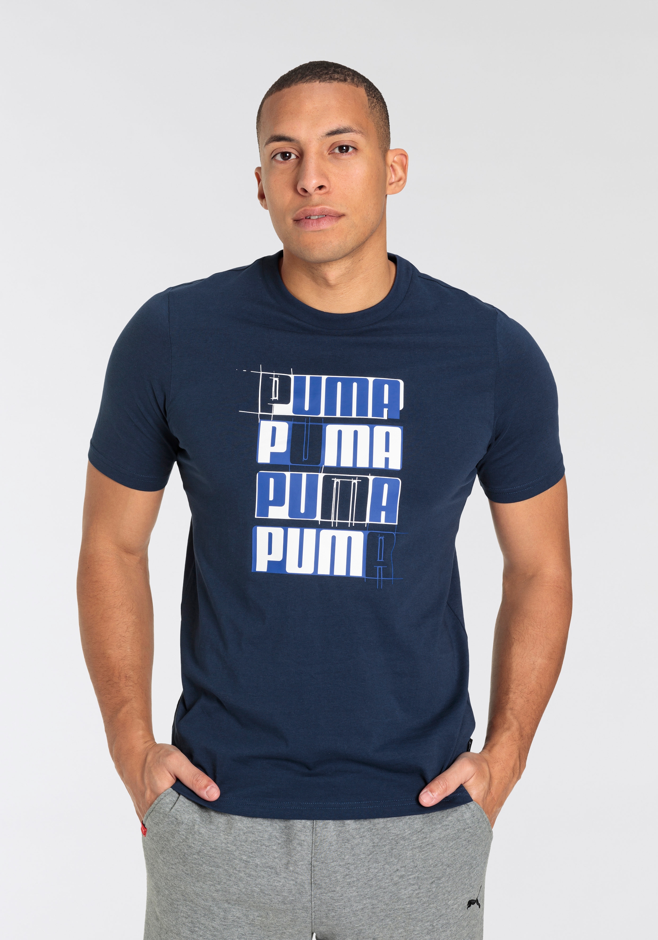 PUMA T-Shirt »ESS+ LOGO LAB TEE«