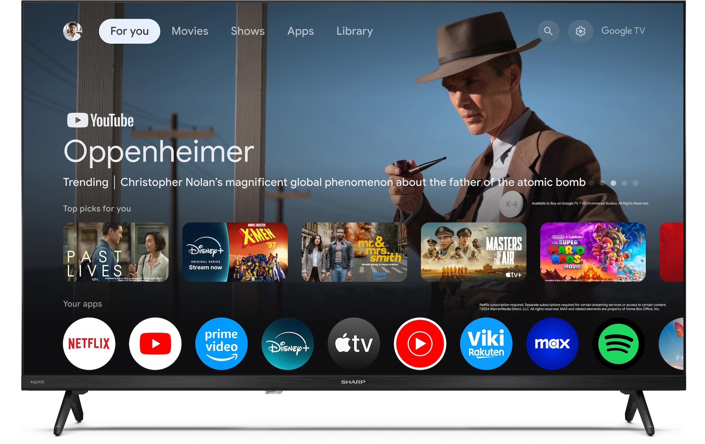 Sharp LED-Fernseher »1T-C32HFx« 80 cm/32 ″ HD ready Smart-TV