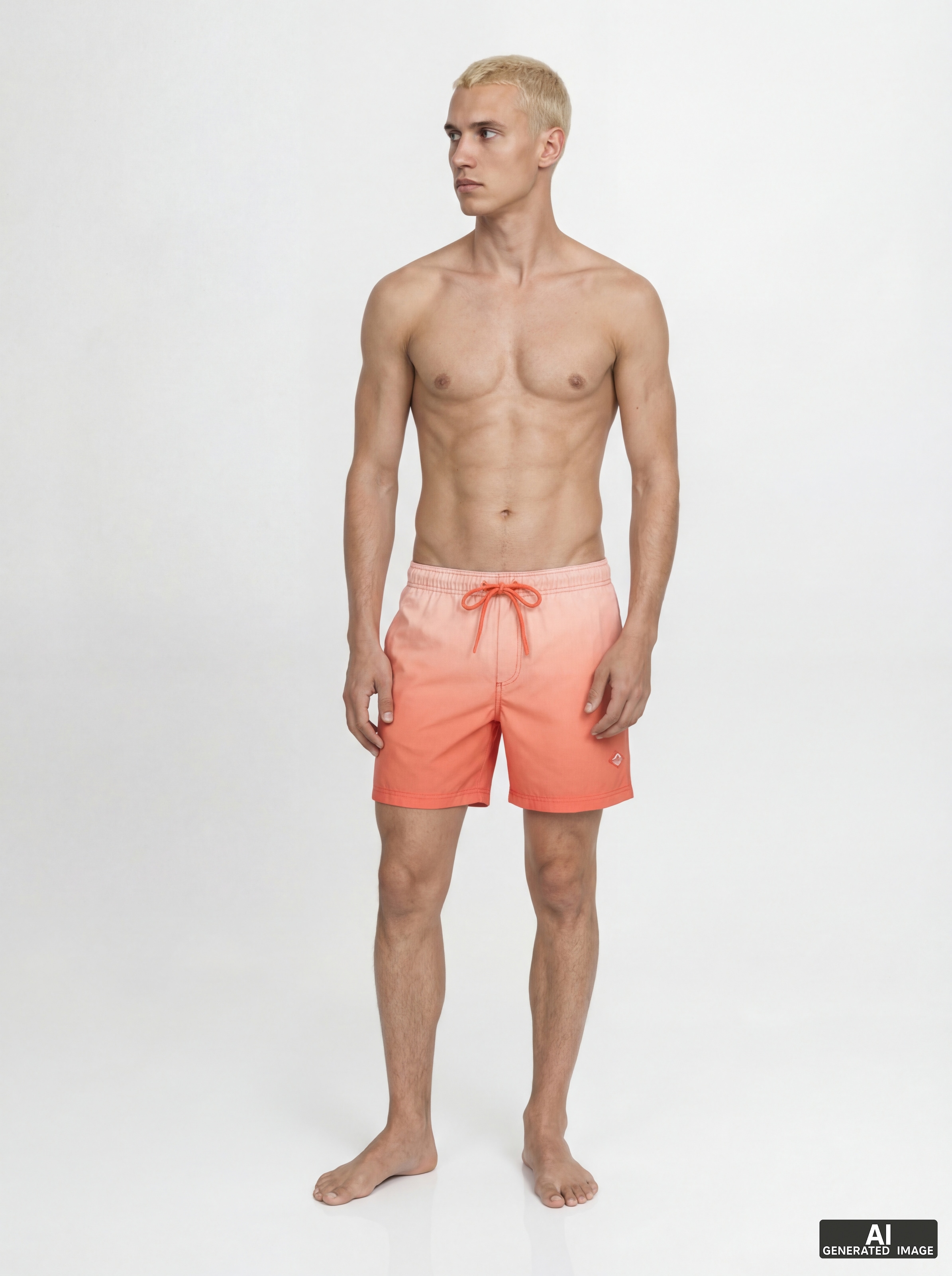 Jack & Jones Badeshorts »JPSTMAUI HORIZON DIP DYE SWIM SHORTS« Kunstfaser, normal geschnitten