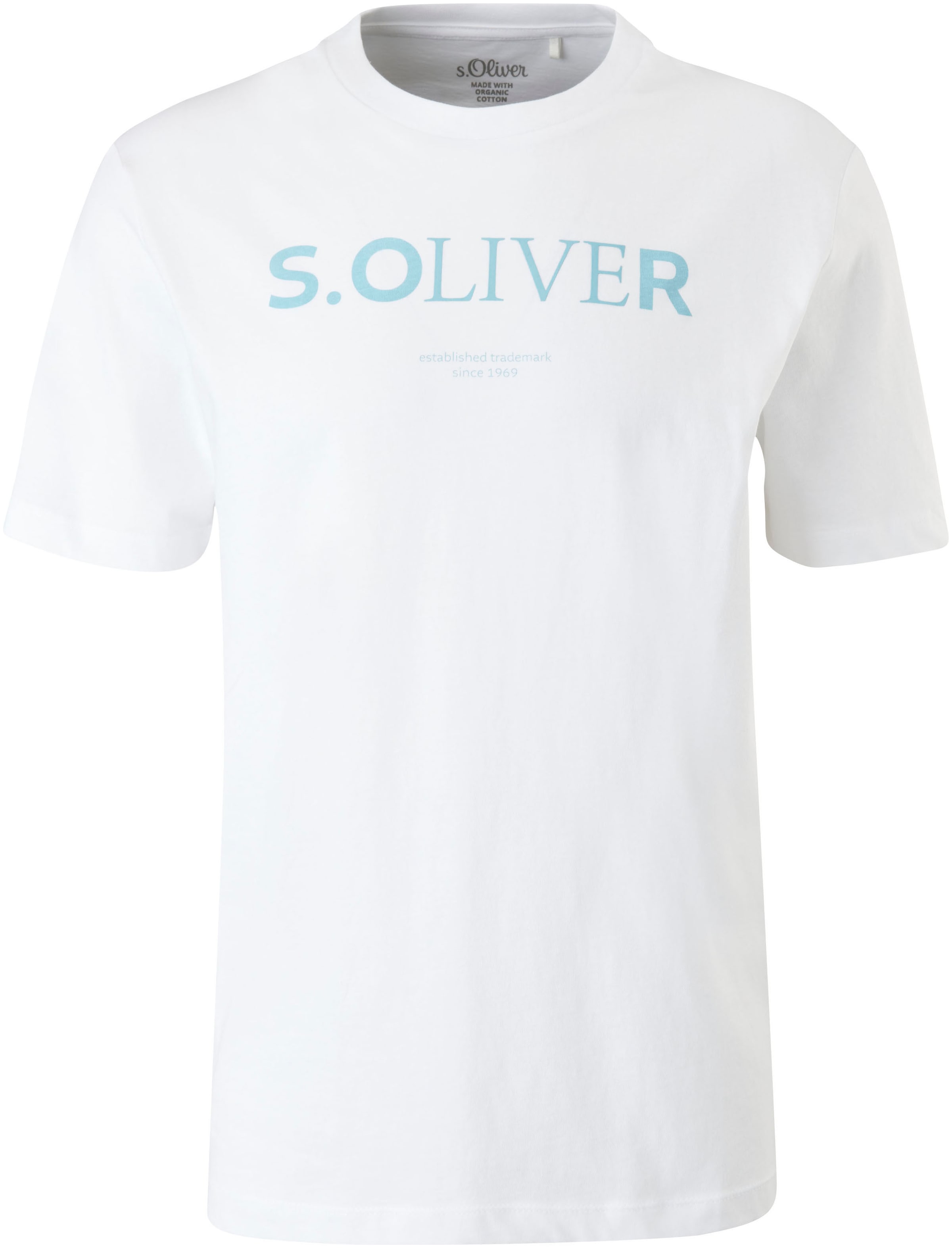 s.Oliver T-Shirt, mit Frontlogoprint