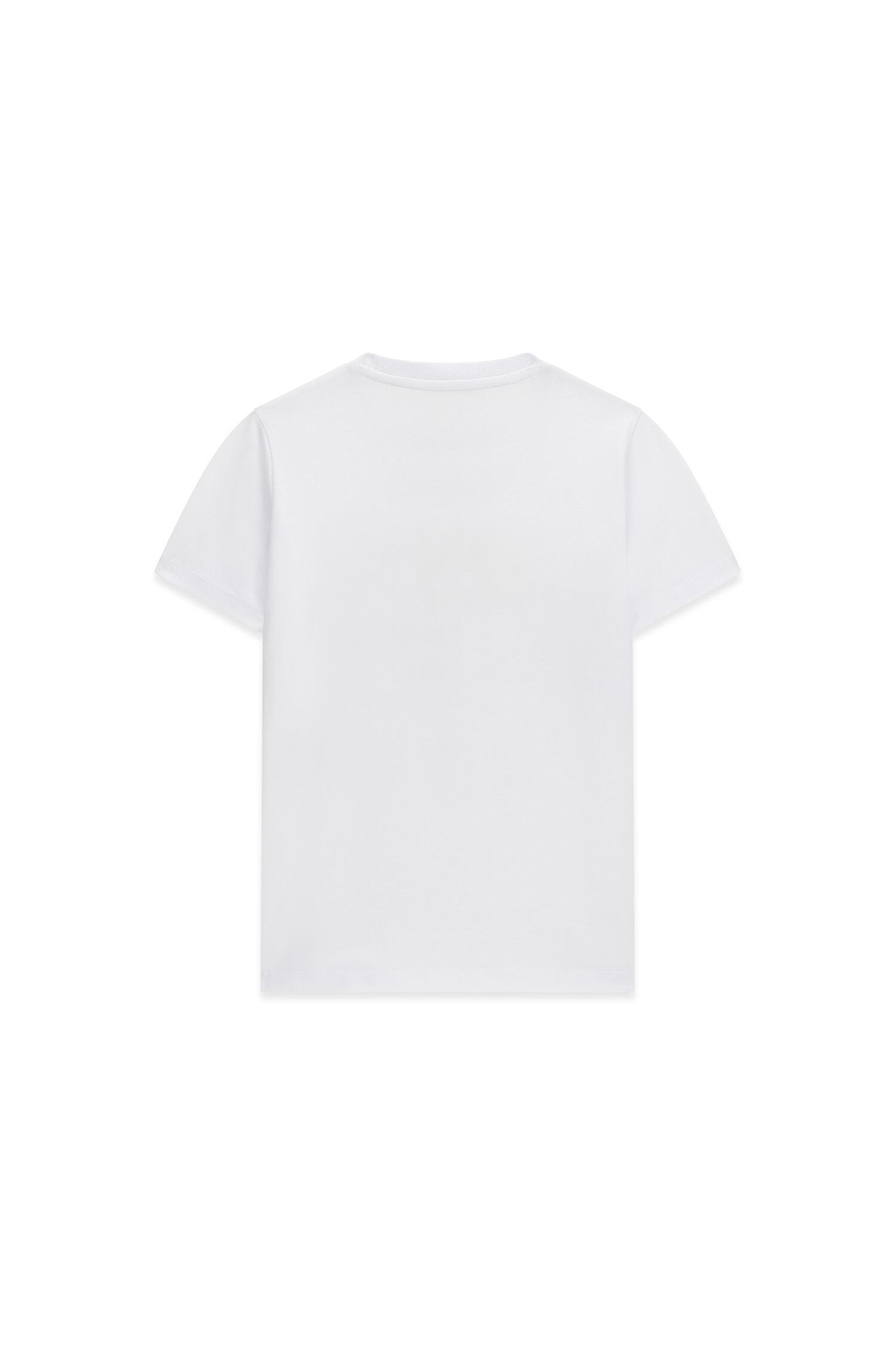 Guess T-Shirt »CN 4G ROUND CRYSTALS LOGO« mit markantem Logodesign, Regular Fit
