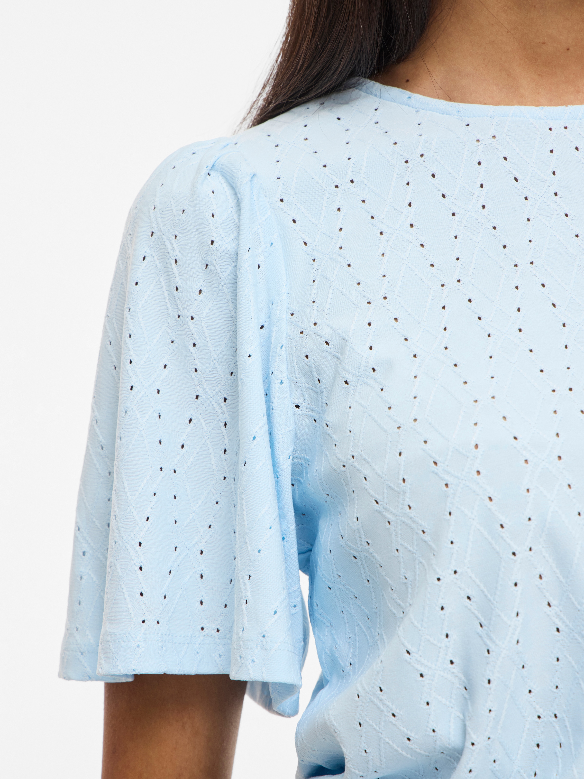 Vila Shirt à col rond »VIBELLI O-NECK S/S TOP - NOOS«