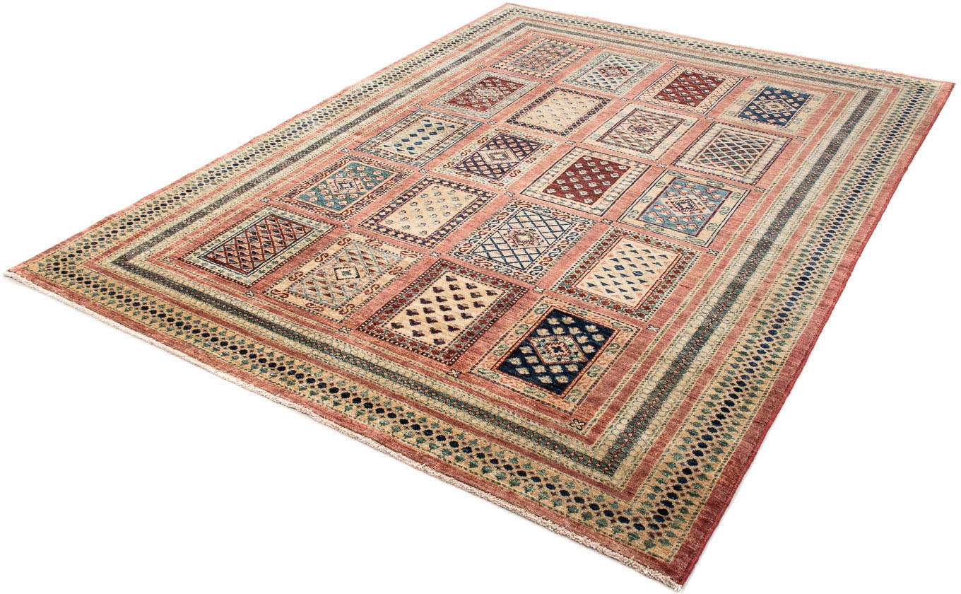 Image of morgenland Orientteppich »Ziegler - 224 x 174 cm - dunkelbraun«, rechteckig, 6 mm Höhe, Wohnzimmer, Handgeknüpft, Einzelstück mit Zertifikat bei Ackermann Versand Schweiz