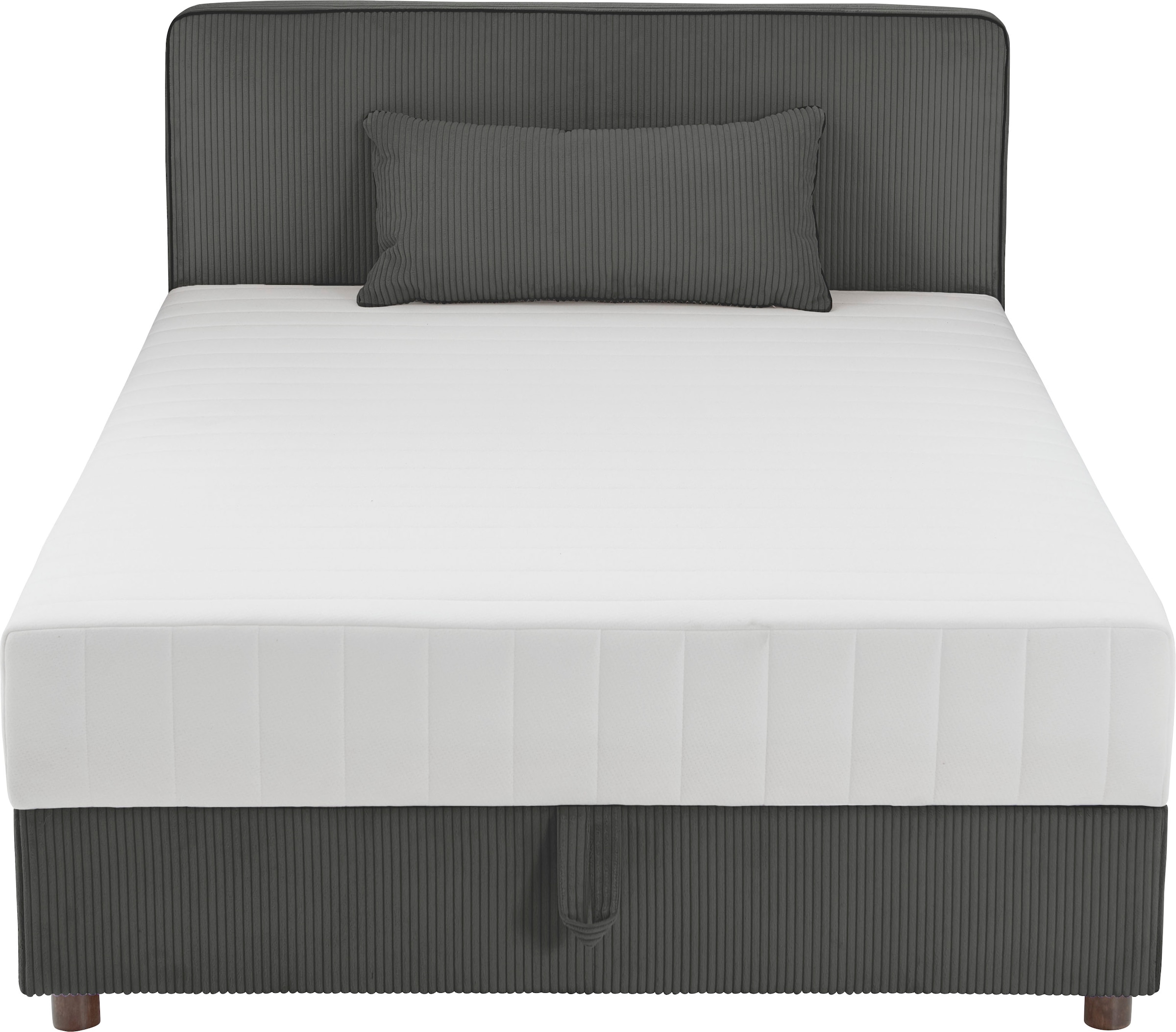 ATLANTIC home collection Bett »Corinna«, Boxbett inkl. Stauraum, Cord, erhältlich in unterschiedlichen Breiten