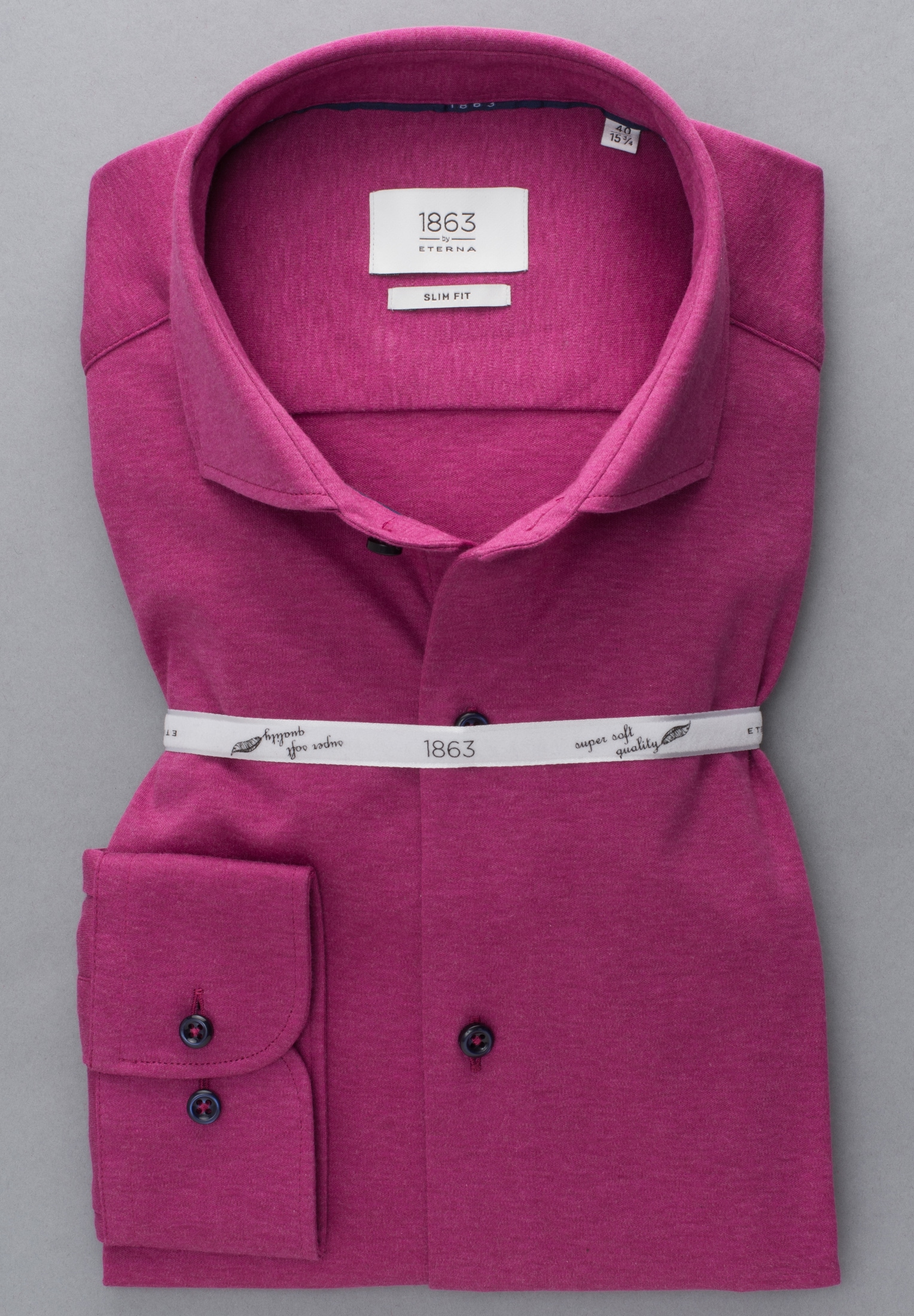 Eterna Langarmhemd »SLIM FIT« NON IRON (bügelfrei)