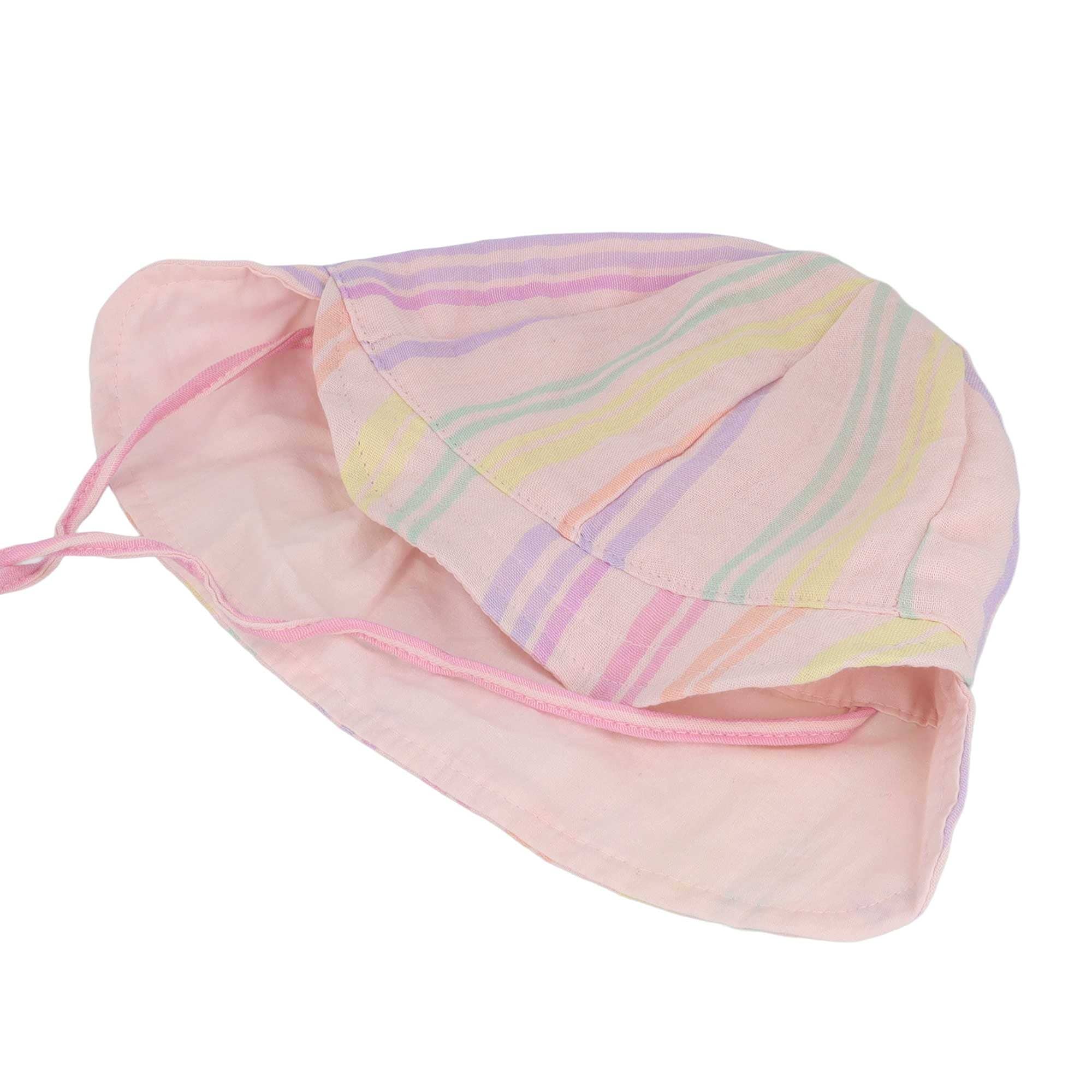 MAXIMO Casquette à visière Musselin, Nackenschutz, Bindeband, Unisex, UV-Schutz