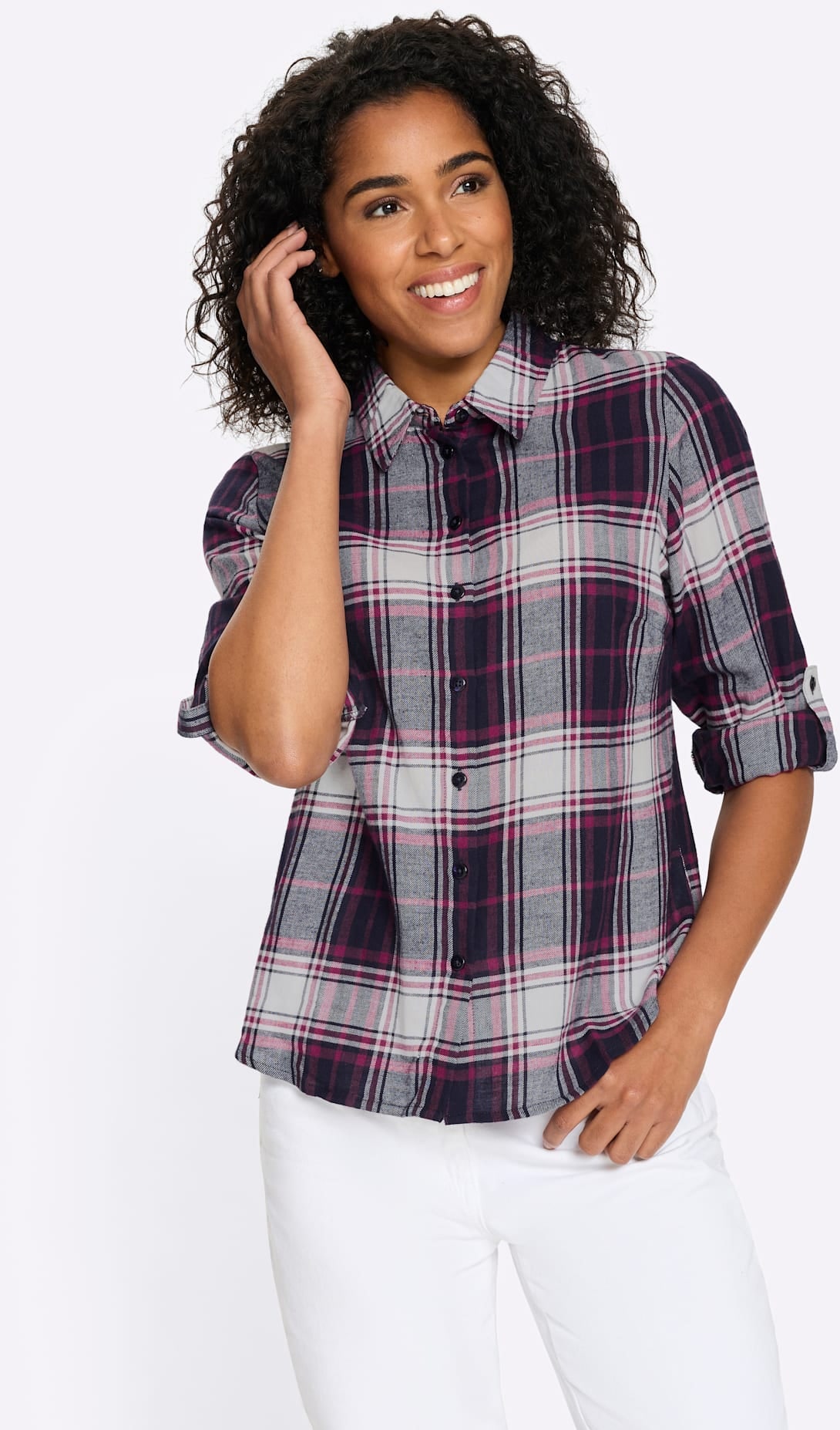 Classic Basics Flanellbluse