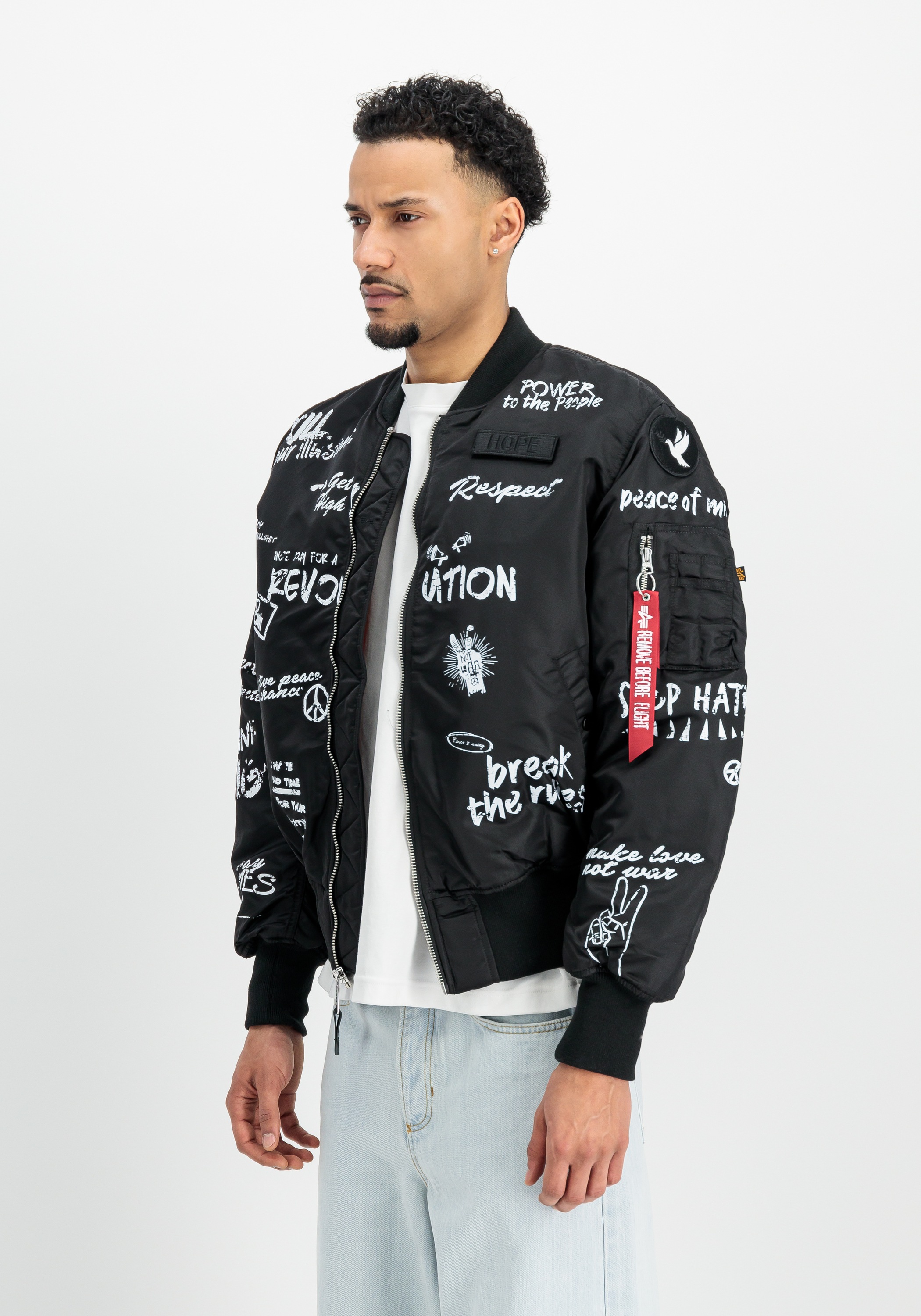 Image of Alpha Industries Bomberjacke "MA-1 Peace"