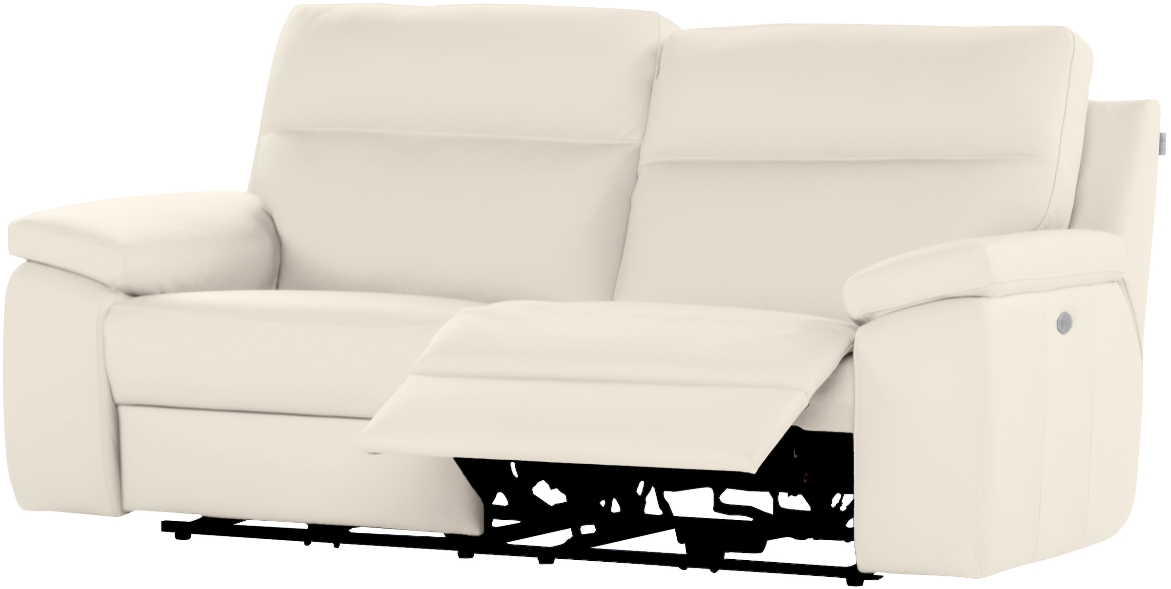 CALIA ITALIA 3-places »Primo, hoher Sitzkomfort mit tollem Design« in Leder,  optional mit elektrischer Relaxfunktion