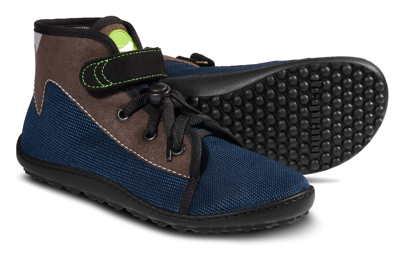 Leguano Chaussures pieds nus »LEGUANITO SCIPPO«  chaussure à lacets, chaussure à scratch, chaussure confortable, lavable en machine