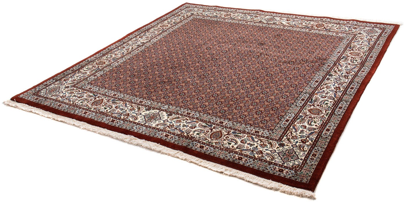 Image of morgenland Orientteppich »Perser - Classic quadratisch - 197 x 196 cm - dunkelrot«, quadratisch, 10 mm Höhe, Wohnzimmer, Handgeknüpft, Einzelstück mit Zertifikat bei Ackermann Versand Schweiz