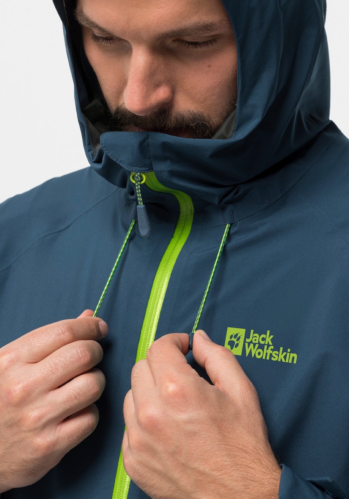 Jack Wolfskin Outdoorjacke »HIGHEST PEAK JACKET M«, mit Kapuze