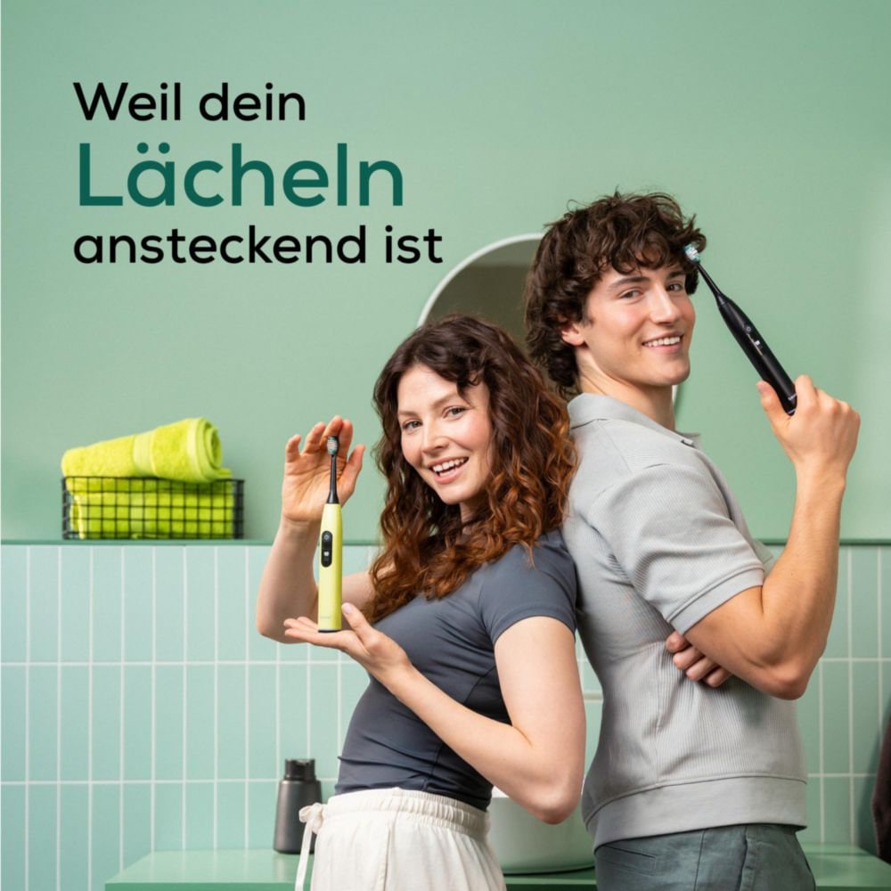 BEURER Aufsteckbürsten »SC Bürstenköpfe mit Indikatorborsten Premium Protection«, (4 Stück), Schalltechnologie für schonende und gründliche Zahnpflege