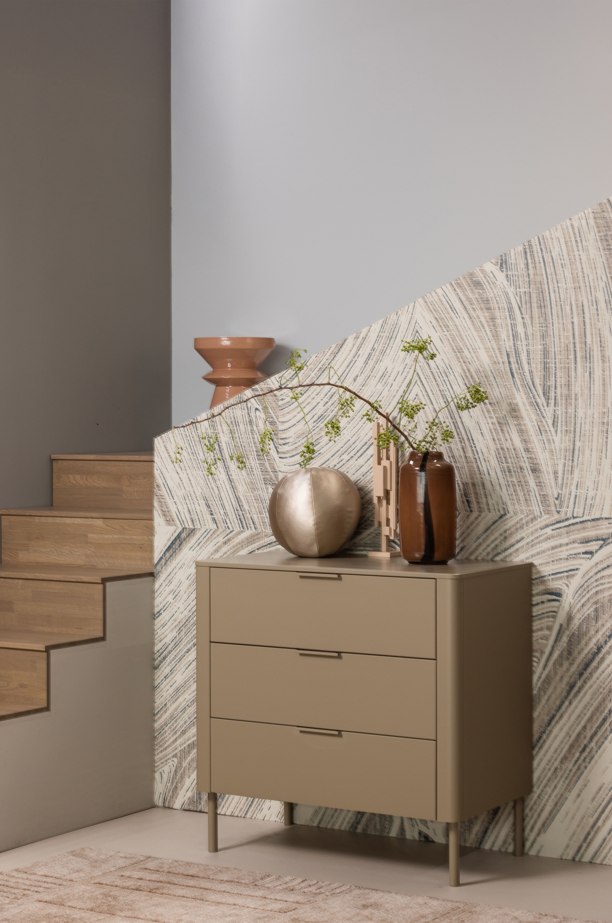 WOOOD Sideboard »Gunnar FSC®-Mix Massivkiefer mit Dämpfung Funktion, 94 x 52 x 93 cm« Abgerundete Ecken, Tragkraft 15 kg pro Schublade, einfach zu montieren
