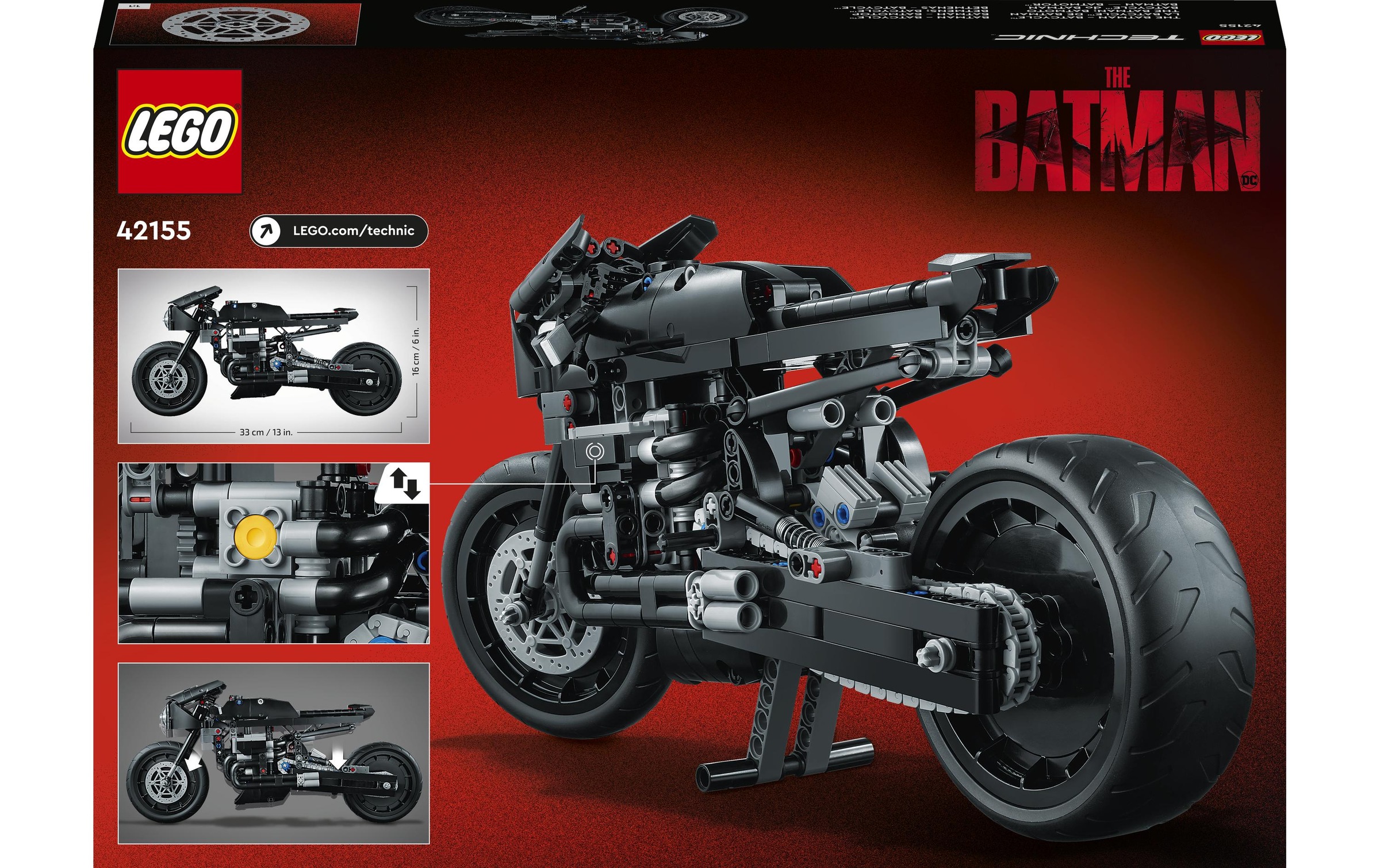 LEGO® Konstruktionsspielsteine »BATMAN - BATCYCLE«