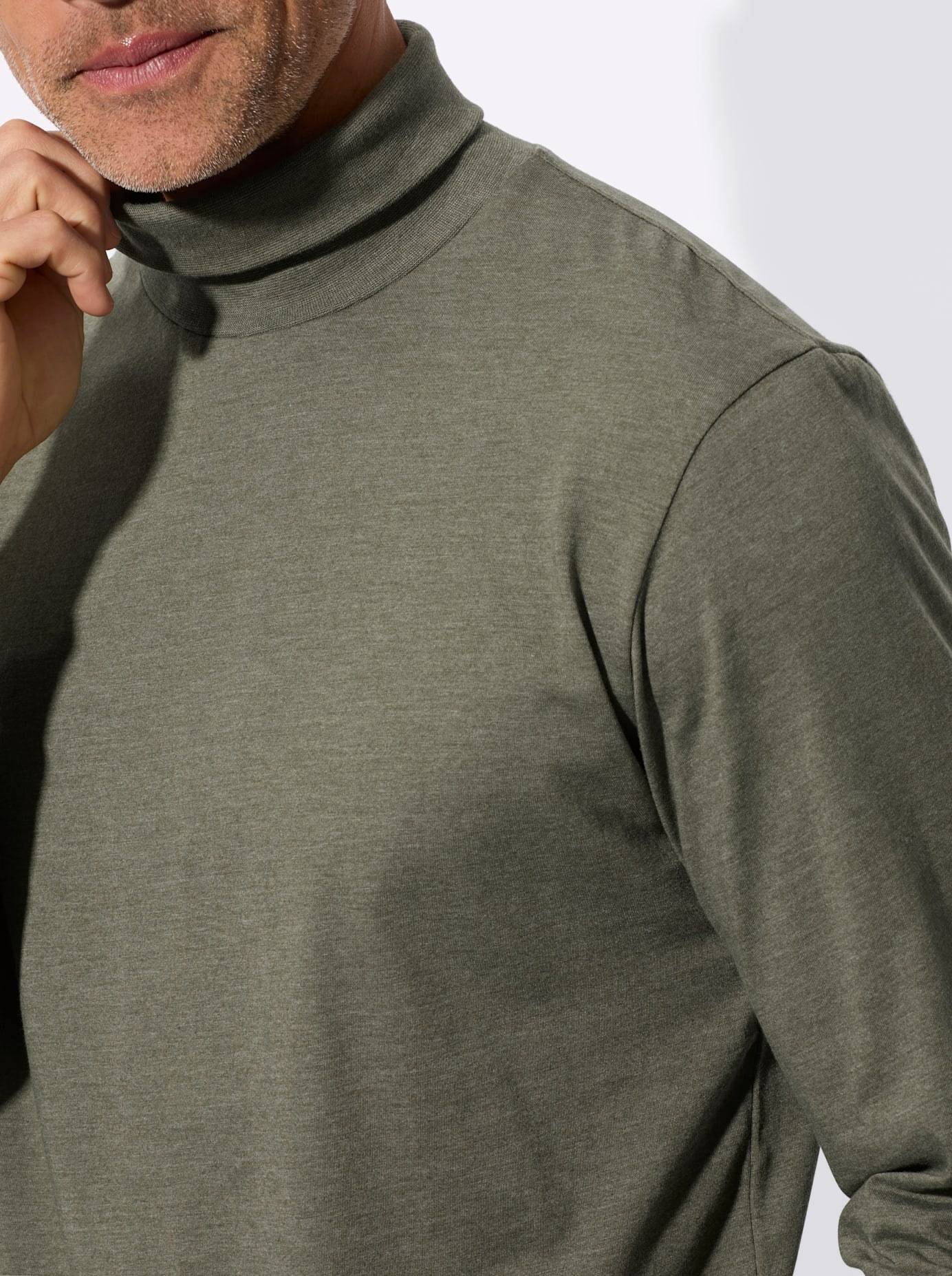 Classic T-shirt à col roulé »Rollkragen-Shirt« 1