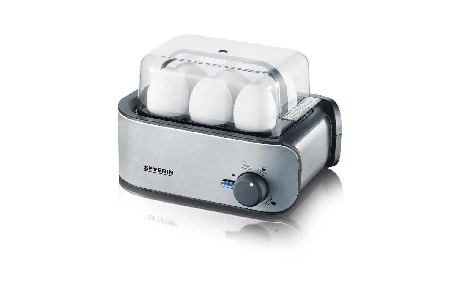 Image of Severin Eierkocher »EK 3134 6 Eier, Schwarz, Silberfarben«, für 6 St. Eier, 400 W bei Ackermann Versand Schweiz