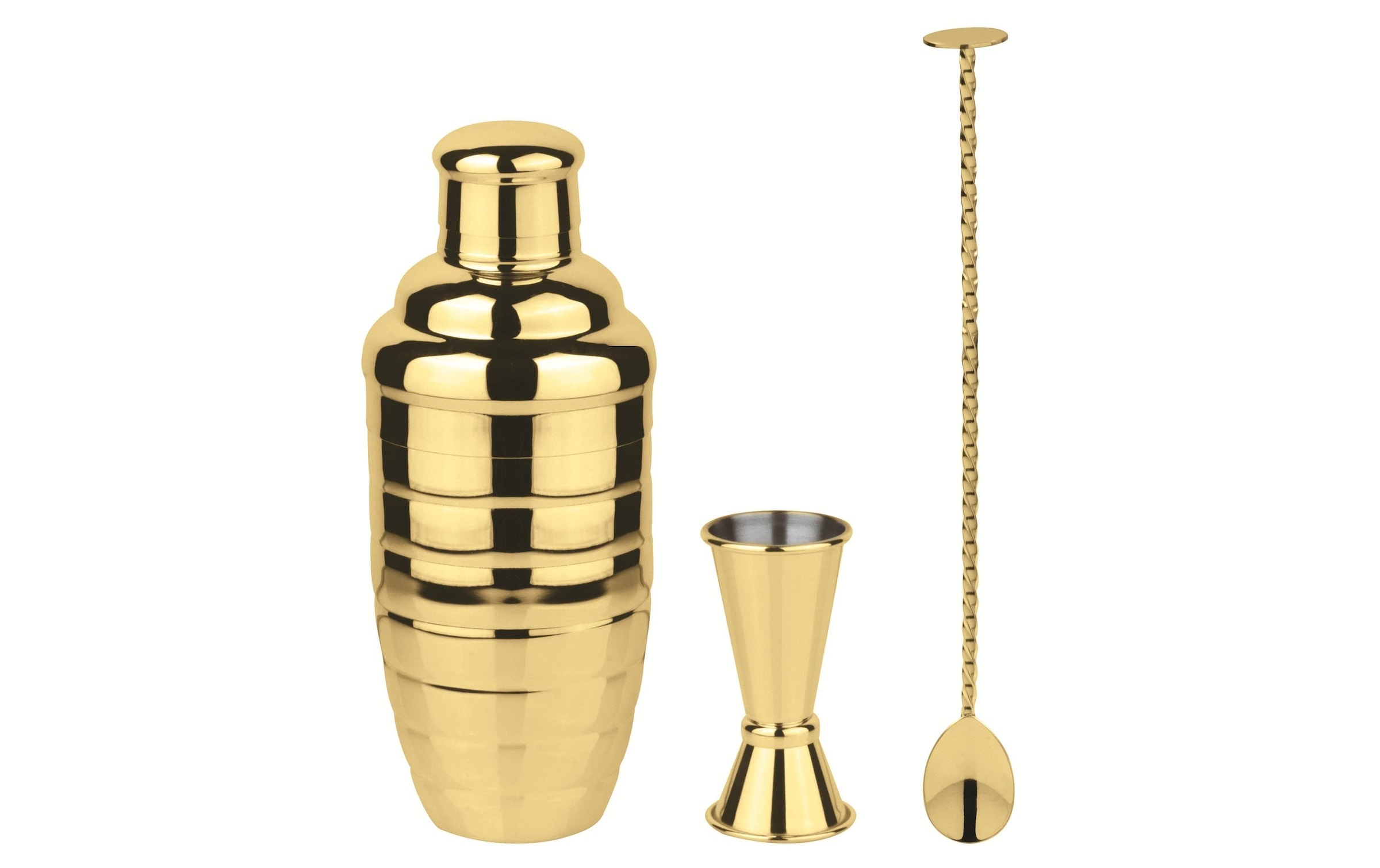 Cocktail Shaker »Paderno Set Bombay 0.5 l, Goldfarben«