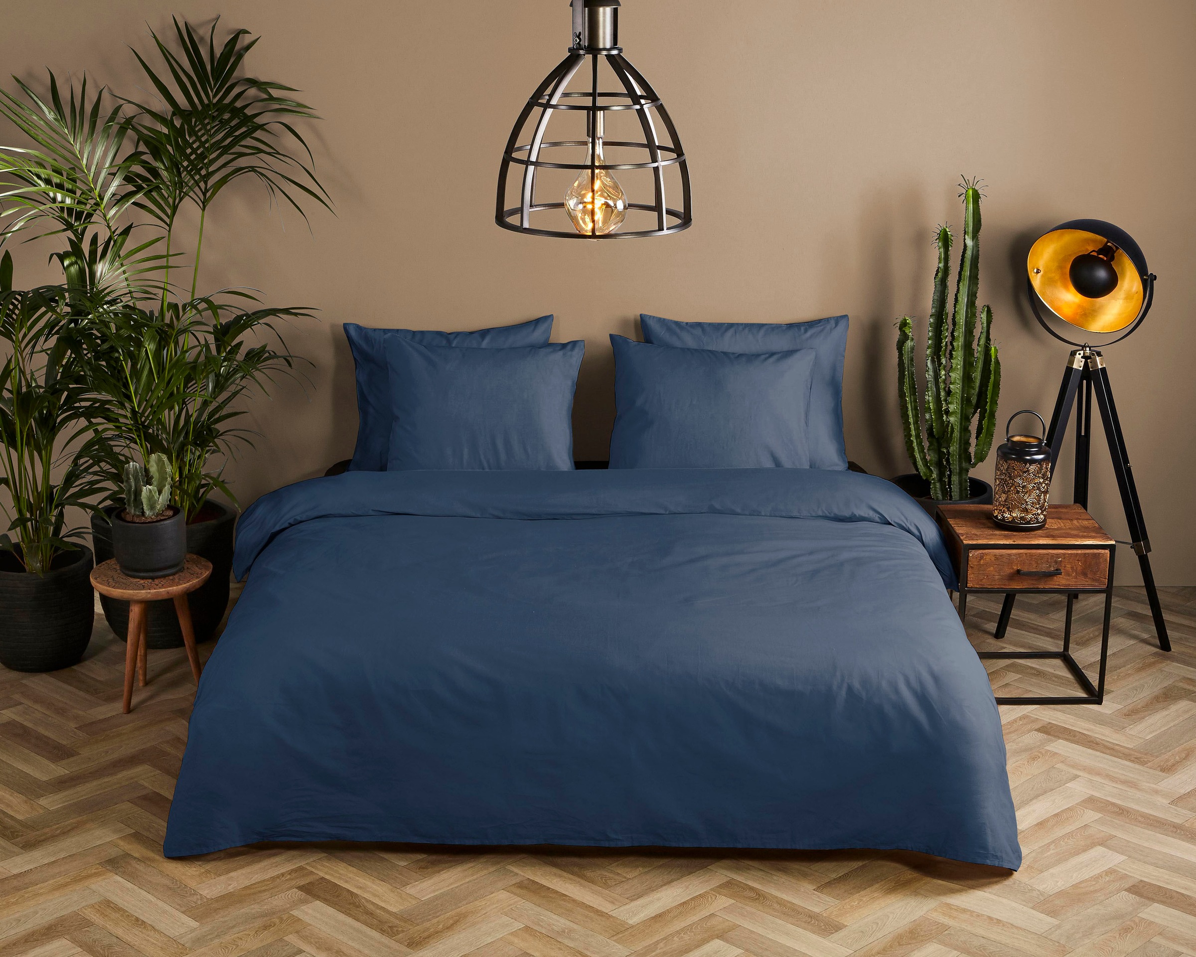 hip Kissenhülle »Uni D«, (1 St., 1- 40x80 cm Kissenhülle), Baumwolle, Mako-Satin, 40x80, 1 Stück, Unifarben Taupe, Reissverschluss