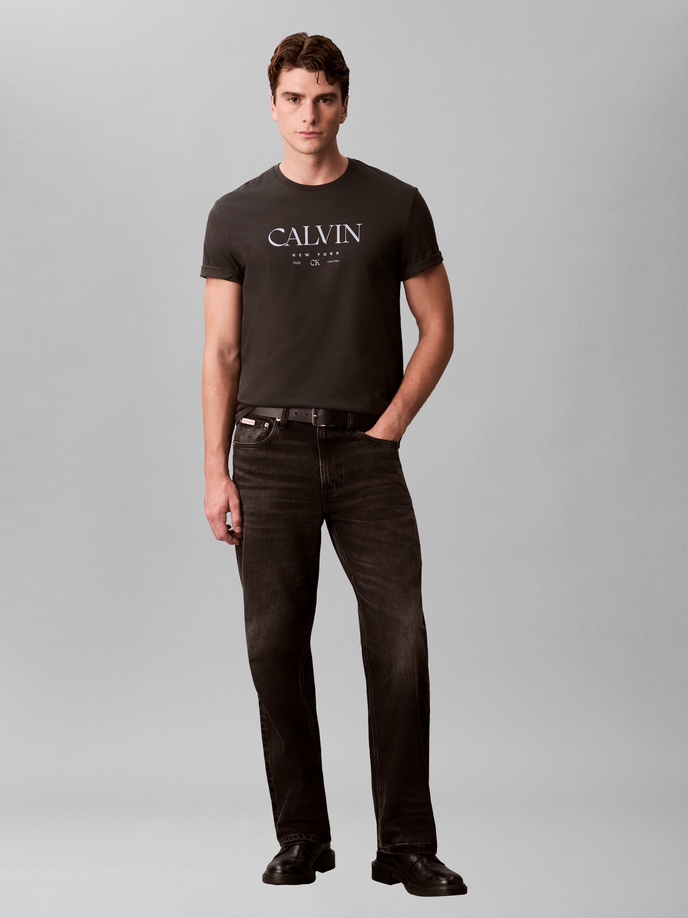 Calvin Klein T-shirt Regular fit, mit Rundhalsausschnitt
