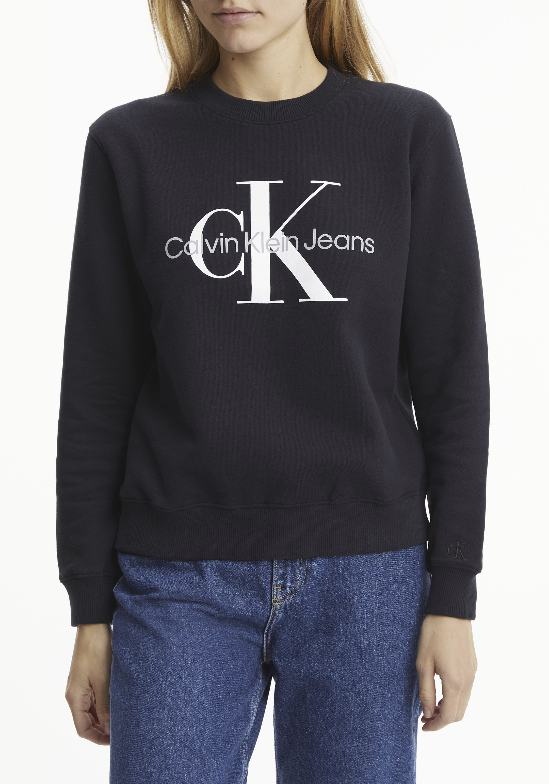Calvin Klein Jeans Sweatshirt »CORE MONOGRAM SWEATSHIRT«, mit Calvin Klein Jeans Logo-Schriftzug & Monogramm-Calvin Klein 1