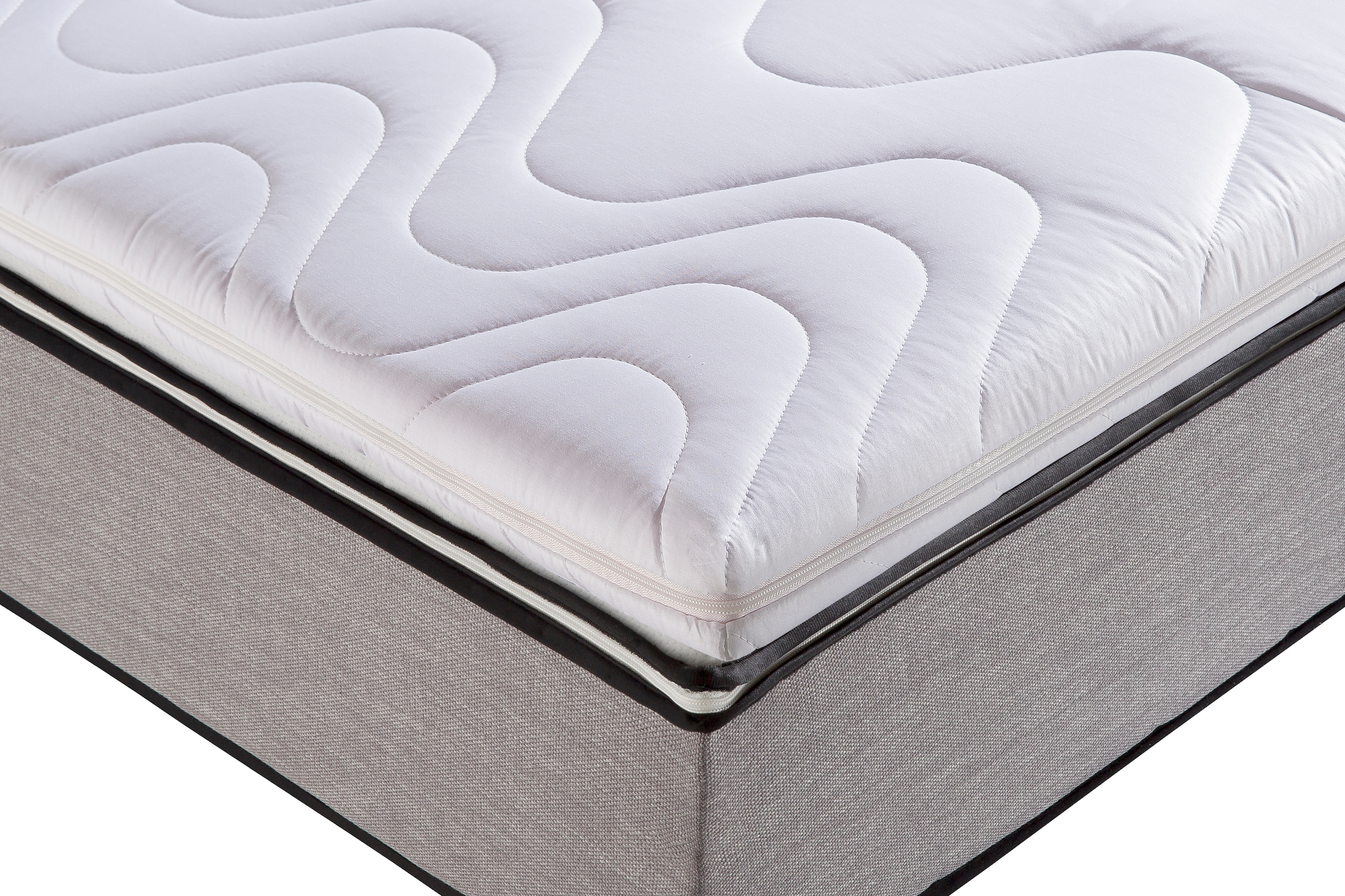 Beco Topper »Micro Medium Komfort, Komfortschaum, besonders langlebig, RG 35«, (1 St.), Topper in 90x200 cm und weiteren Grössen, punktelastischer Topper