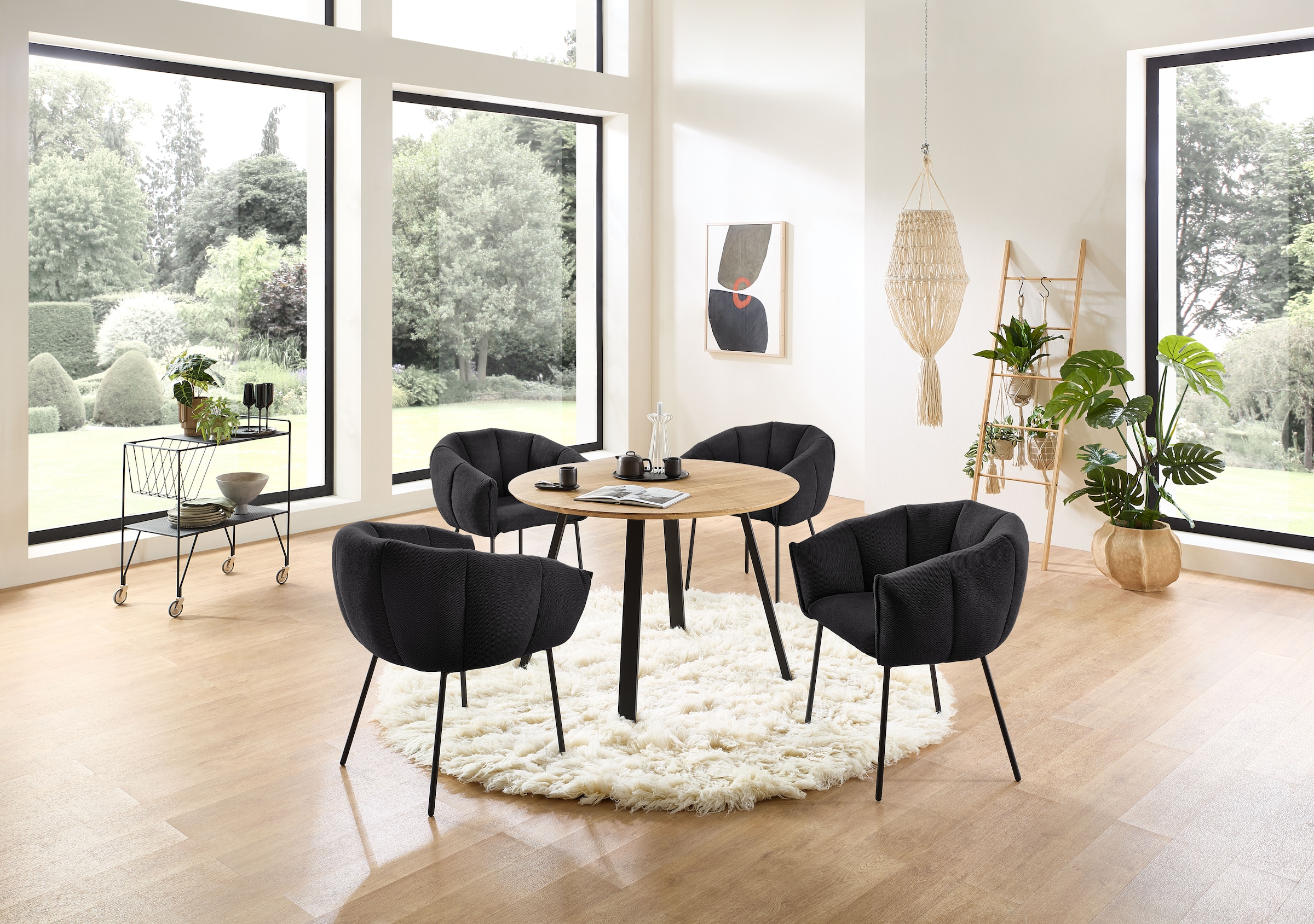 Stolkom Armlehnstuhl »Pina BxHxT 70x78x63 cm« (Set) 2 Stk.Breite 70cm, Metallgestell