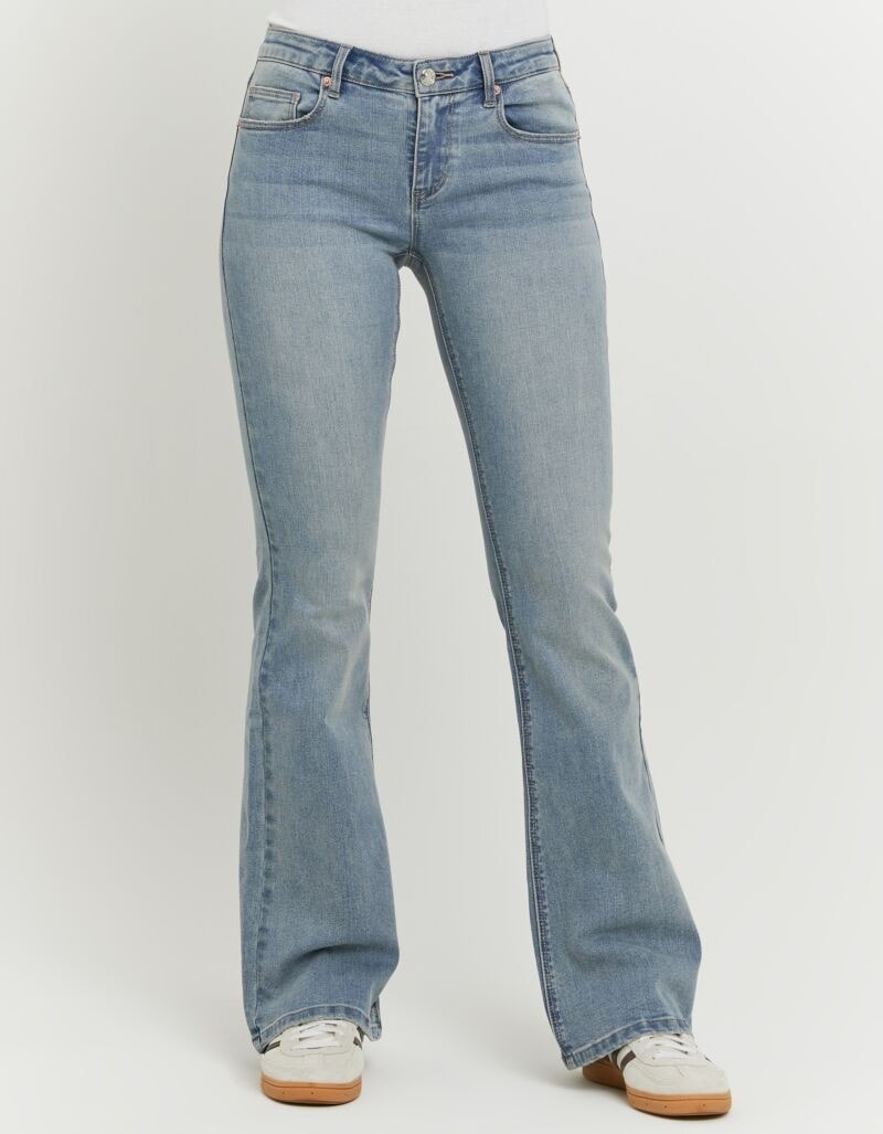 Image of Tally Weijl Bootcut-Jeans "SPADESASSY2" Baumwollmischung, Low Waist