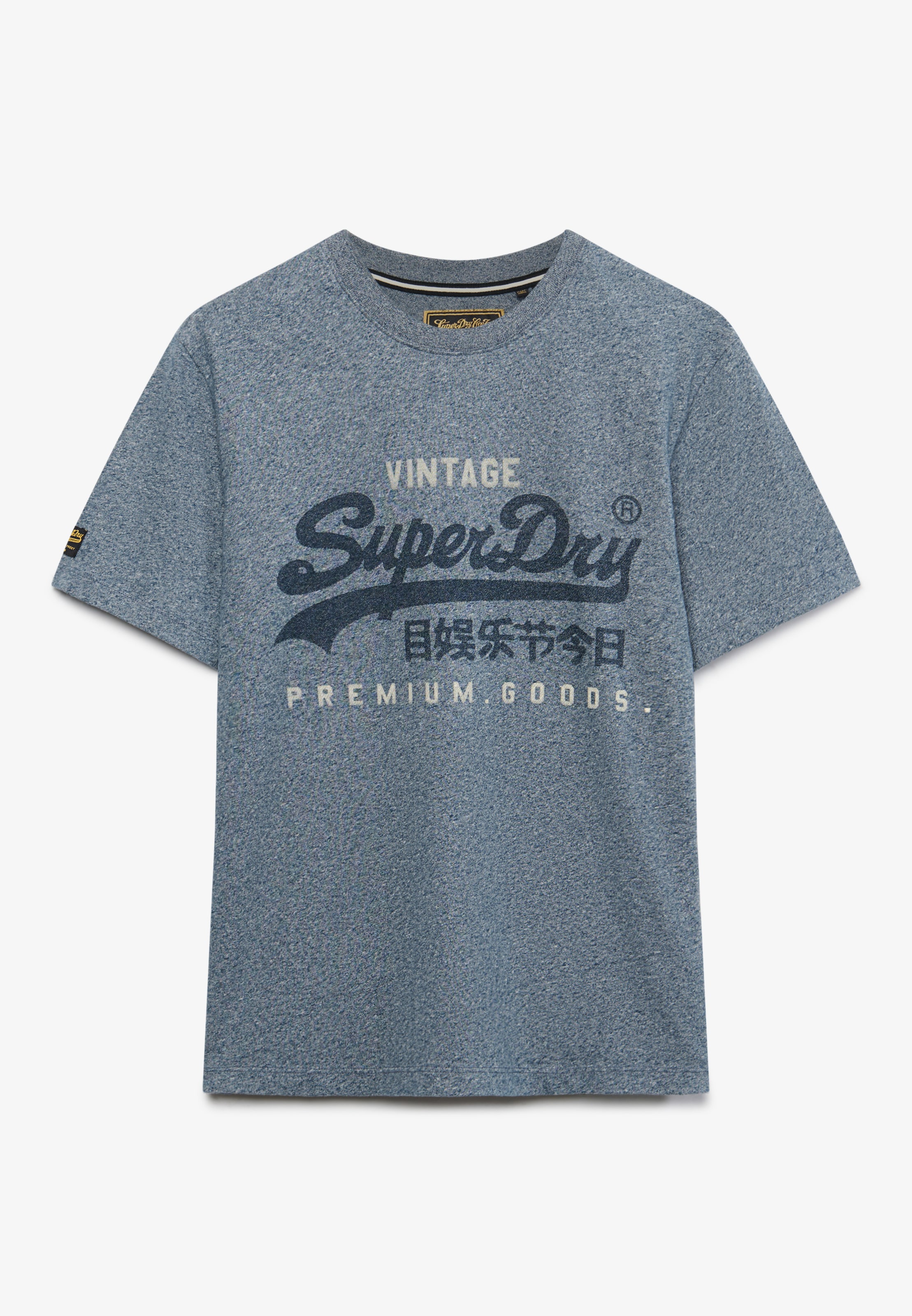 Superdry Rundhalsshirt »VL HERITAGE RELAXED TEE« Baumwolle, relaxed fit