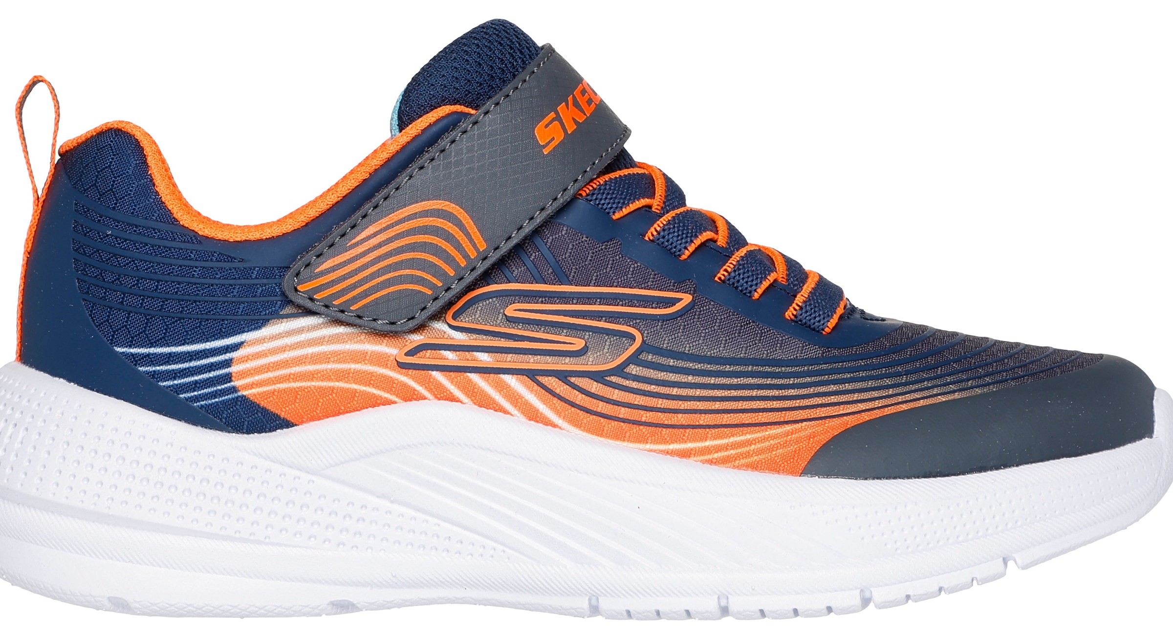 Skechers Sneakers »MICROSPEC ADVANCE«  Klettschuh in cooler Farbkombination, Grössenschablone zum Download