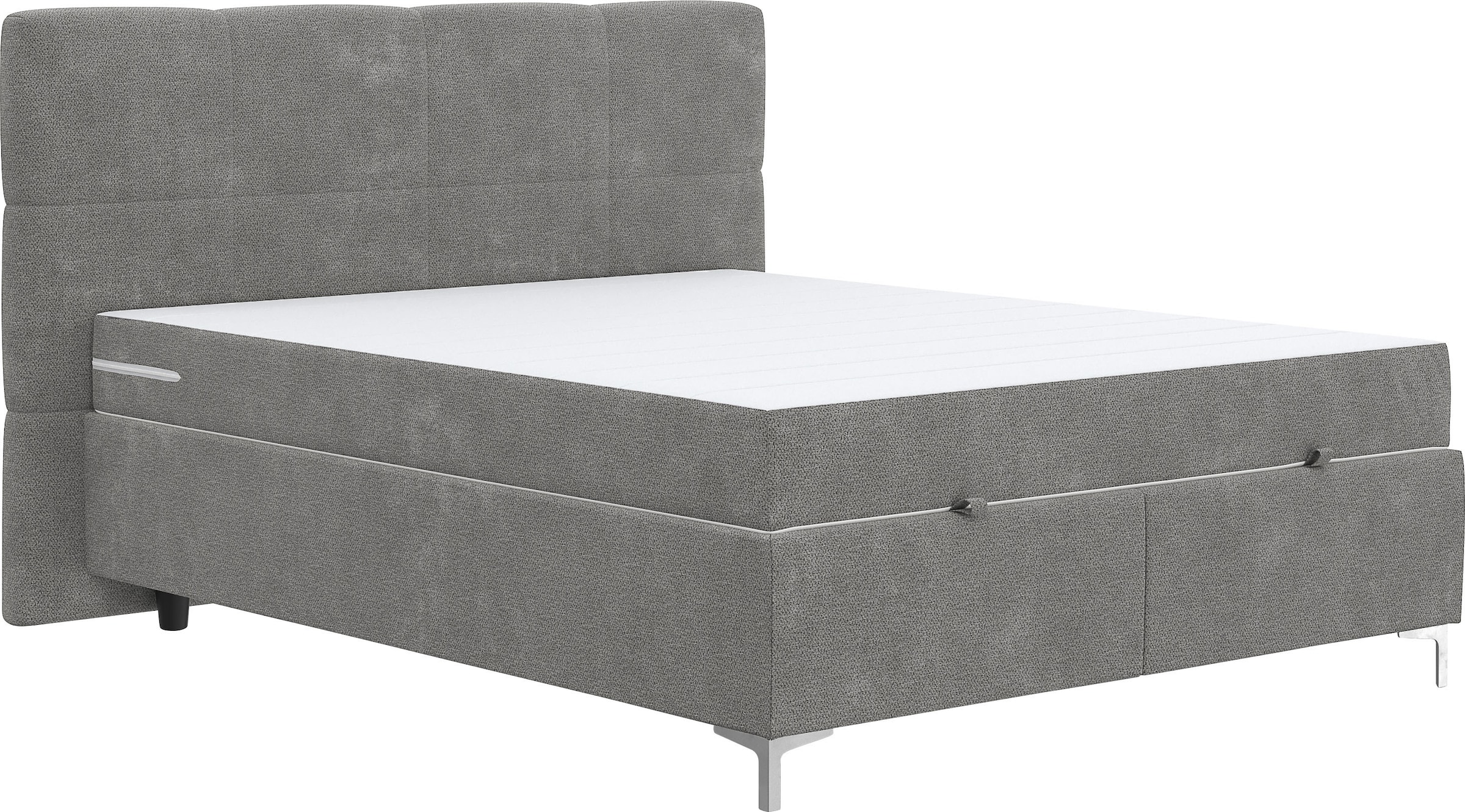 COTTA Boxbett »KIMY, Stauraumbett mit Bettkasten & Taschenfederkernmatratze H3« mit Kaltschaumtopper, Gewebe- oder Struktur-Bezug, 160/180 cm x 200 cm