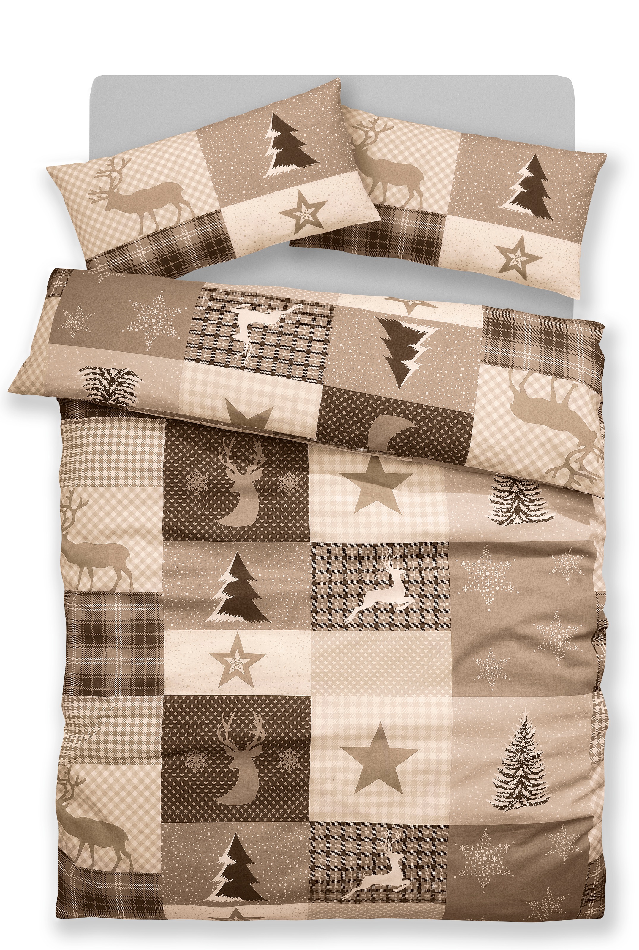 Home affaire Bettwäsche »Nicholas«, Weihnachtsbettwäsche, Winter