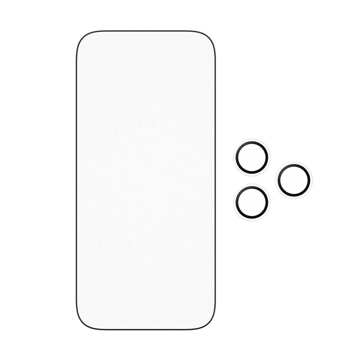 CARE by PanzerGlass Verre de protection d'écran »2-in-1 Protection Essentials Bundle« für Apple iPhone 17 Pro Displayschutzfolie, Schutzfolie, Bildschirmschutz, kratz- & stossfest