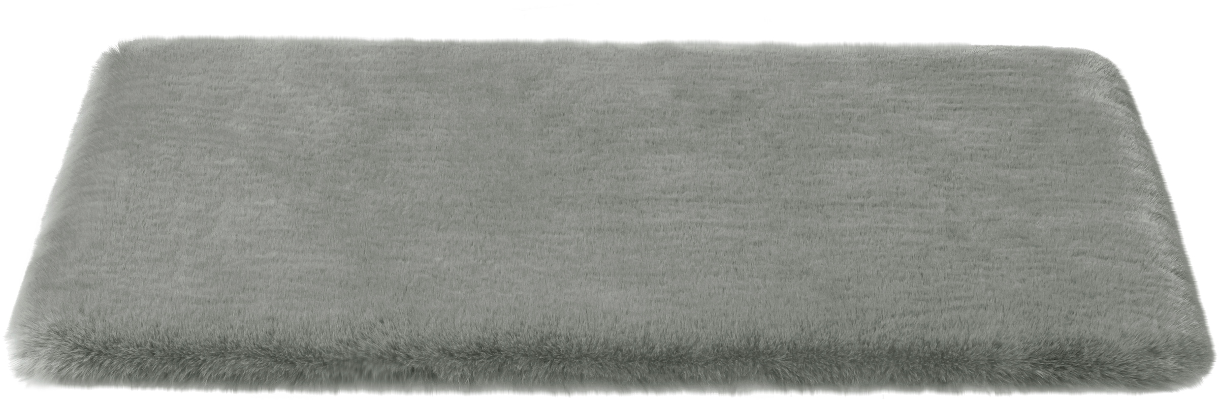 Leonique Badematte »Ransol, besonders langer Flor, sehr flauschig«, Höhe 50 mm, fussbodenheizungsgeeignet-strapazierfähig, Badteppich, Kaninchenfell-Haptik, rechteckig, rund & als 3-tlg. Set