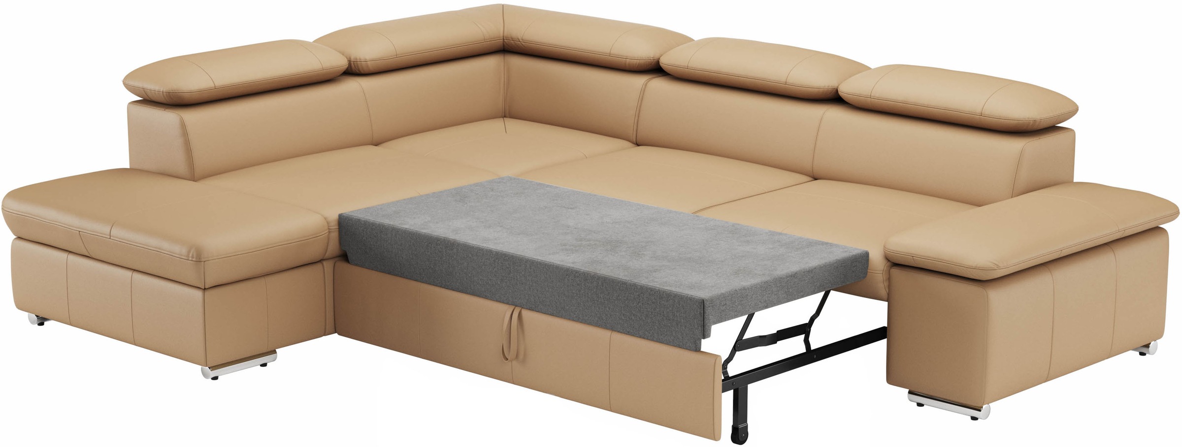 Ecksofa Valantine V, wahlweise mit Bettfunktion