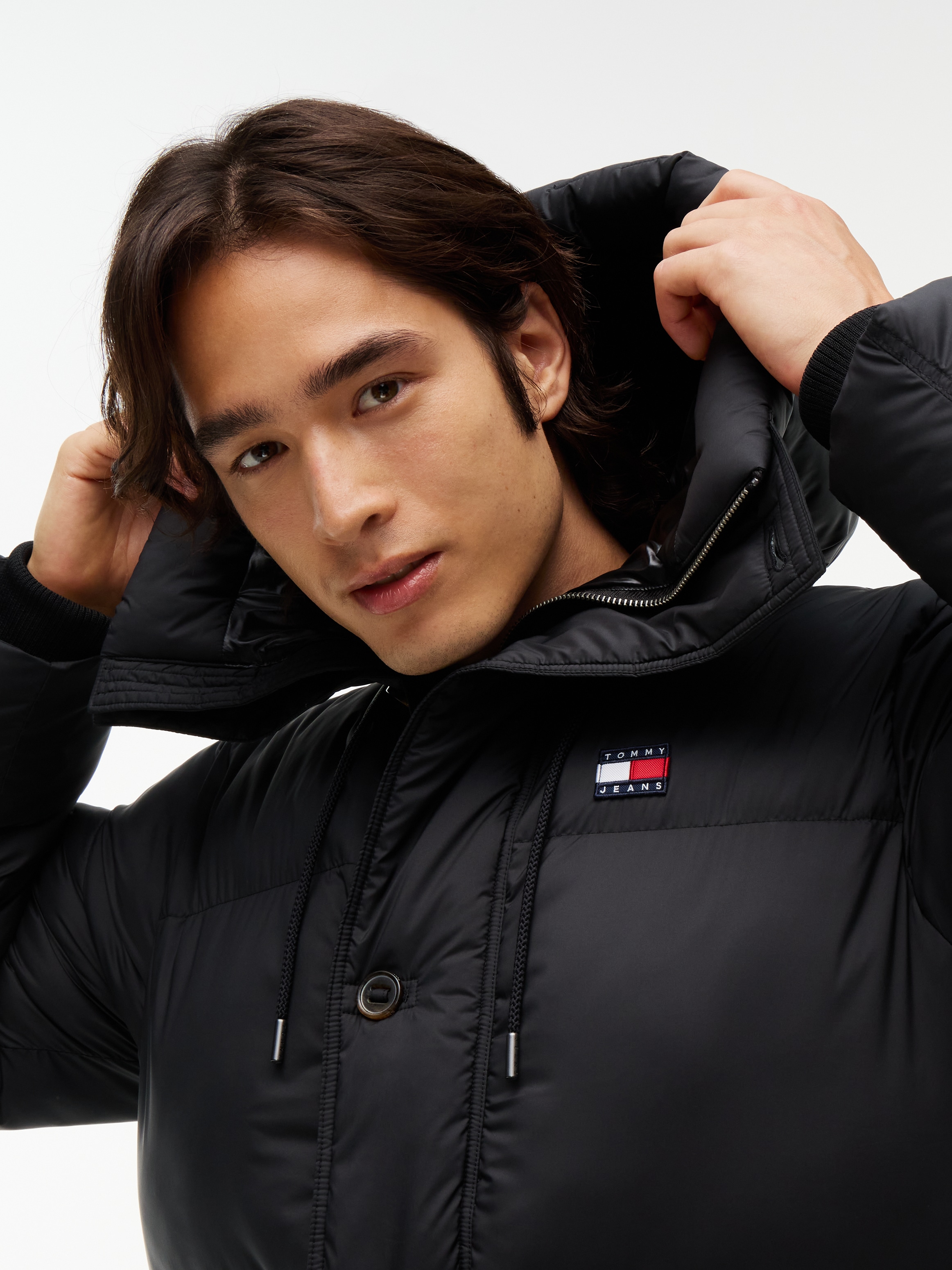 Tommy Jeans Parka »TJM WORKWEAR HOODED PARKA« mit Kapuze relaxed fit, wattiert