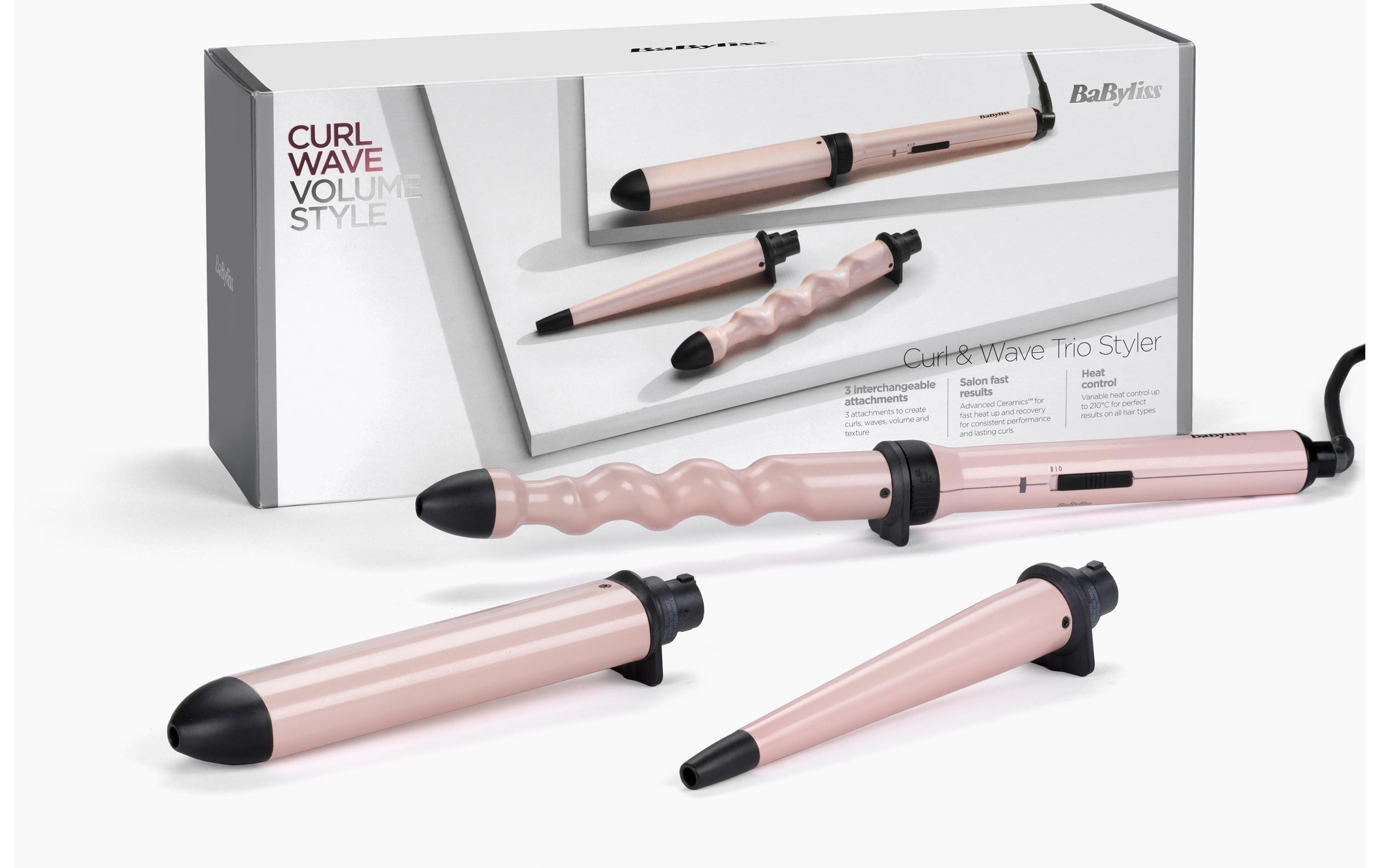 BaByliss Multihaarstyler »Curl and Wave Trio« 3 Aufsätze