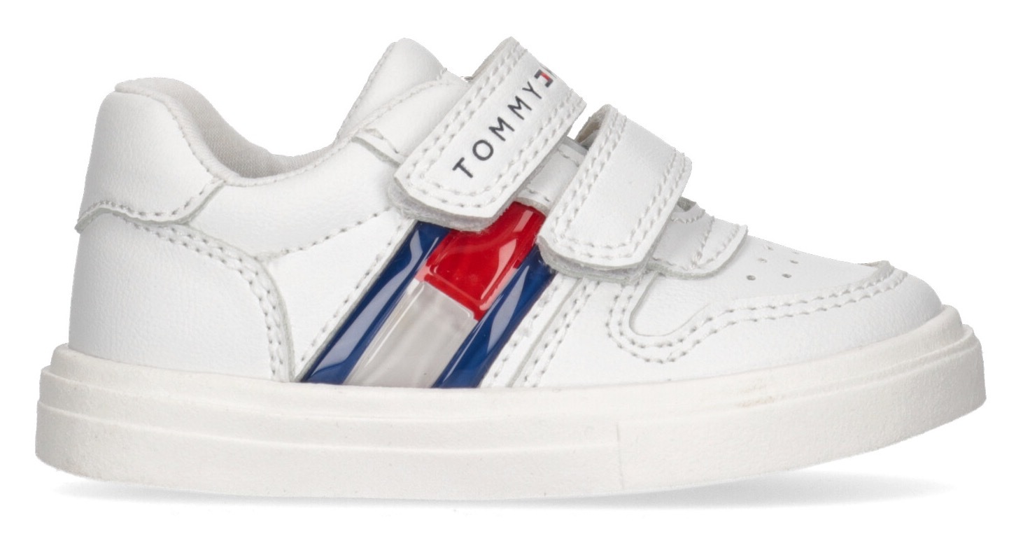 Tommy Hilfiger Sneaker »FLAG LOW CUT VELCRO SNEAKER WHITE«, mit Baumwollfutter kaufen