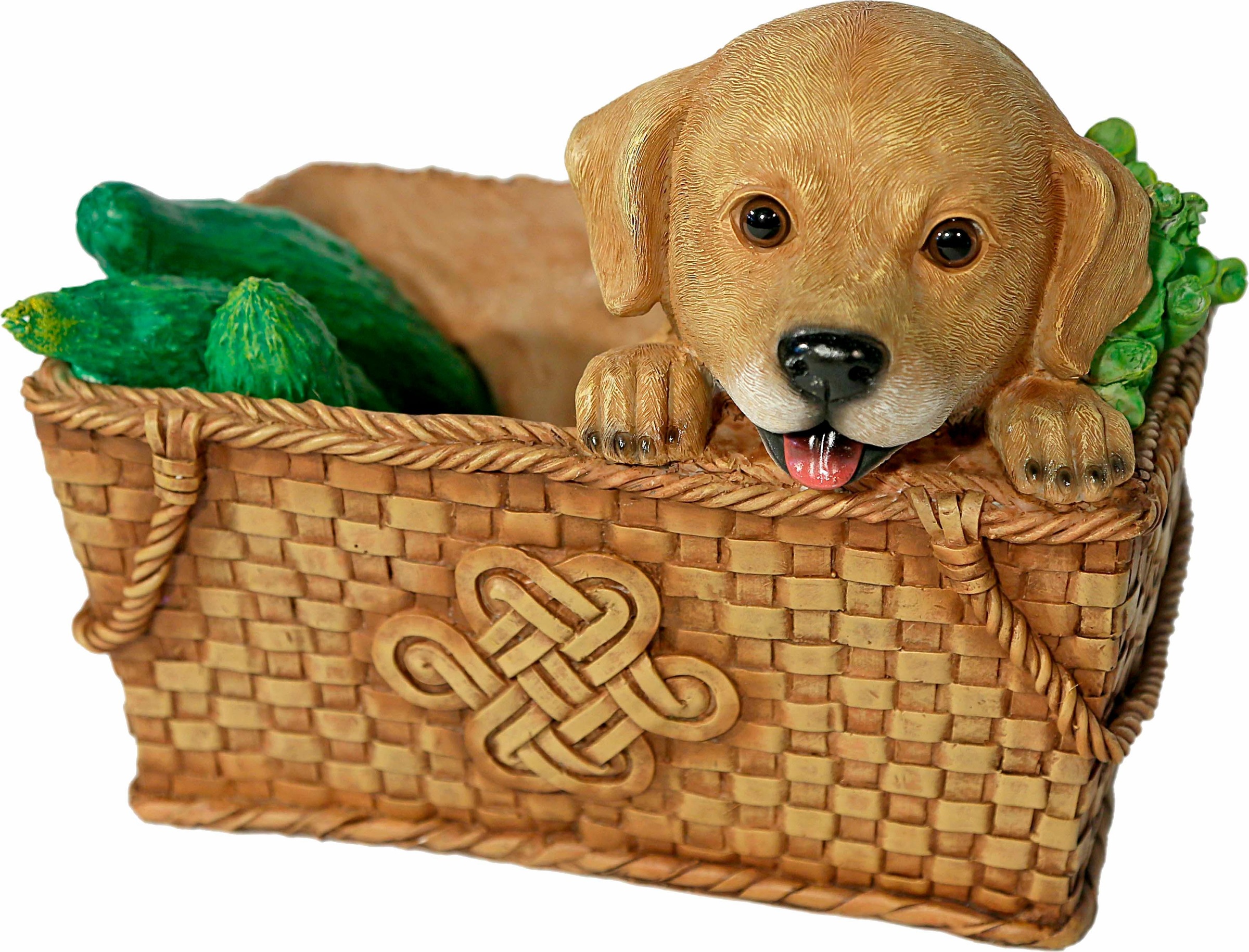 Image of Casa Collection by Jänig Tierfigur »Hund im Korb, Breite ca. 26cm« bei Ackermann Versand Schweiz