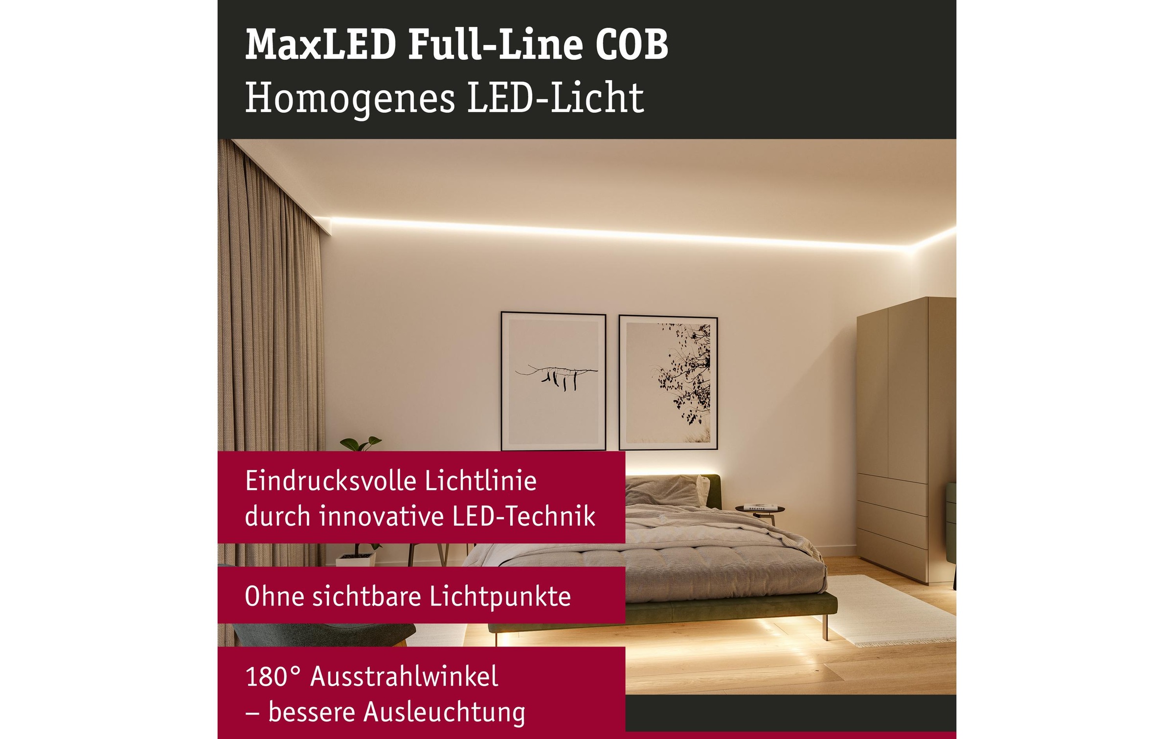 Paulmann Plafonnier LED »MaxLED 500 Basi« 1 cuis