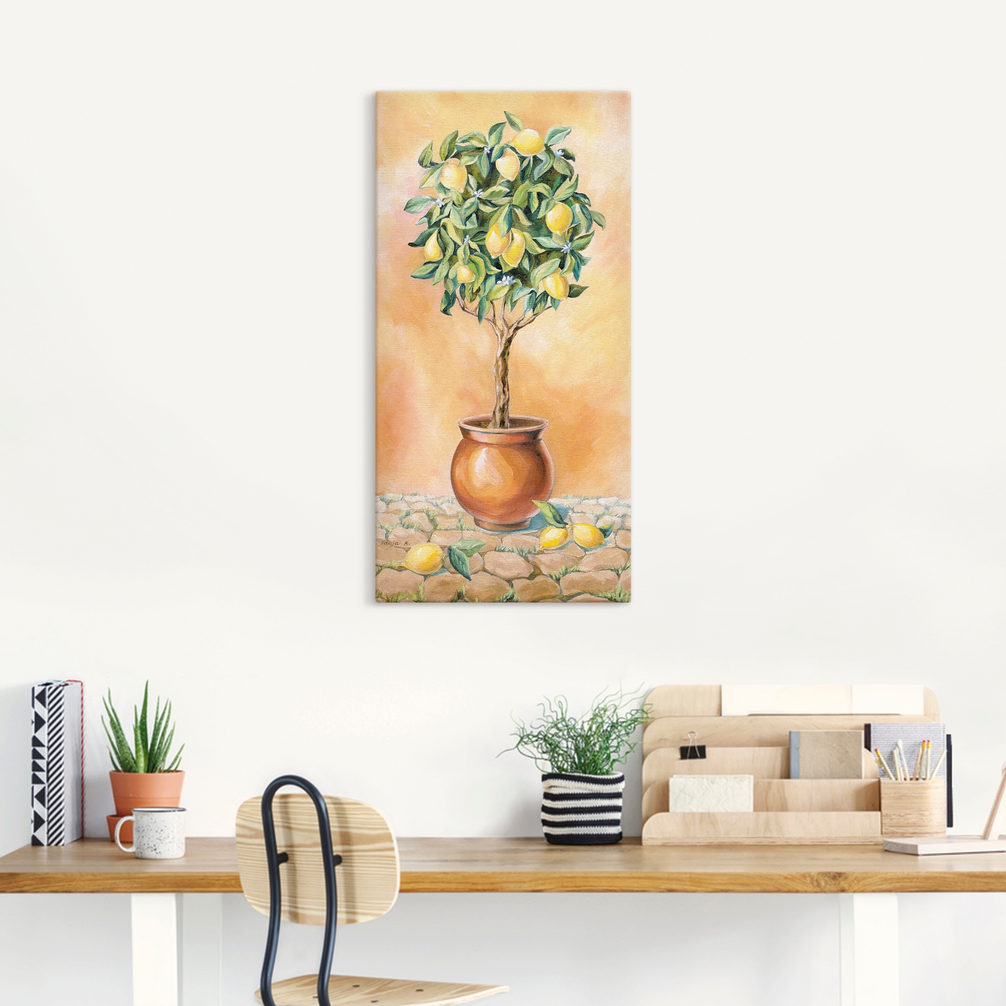 Artland Wandbild »Zitronenbaum I«, Pflanzen, (1 St.), als Alubild, Outdoorbild, Leinwandbild in verschied. Grössen
