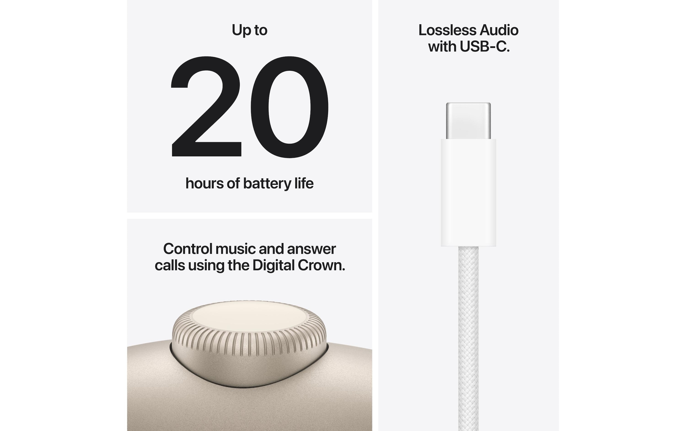 Apple On-Ear-Kopfhörer »AirPods Max 2« Bluetooth Rauschunterdrückung | Sprachsteuerung | kompatibel mit Siri