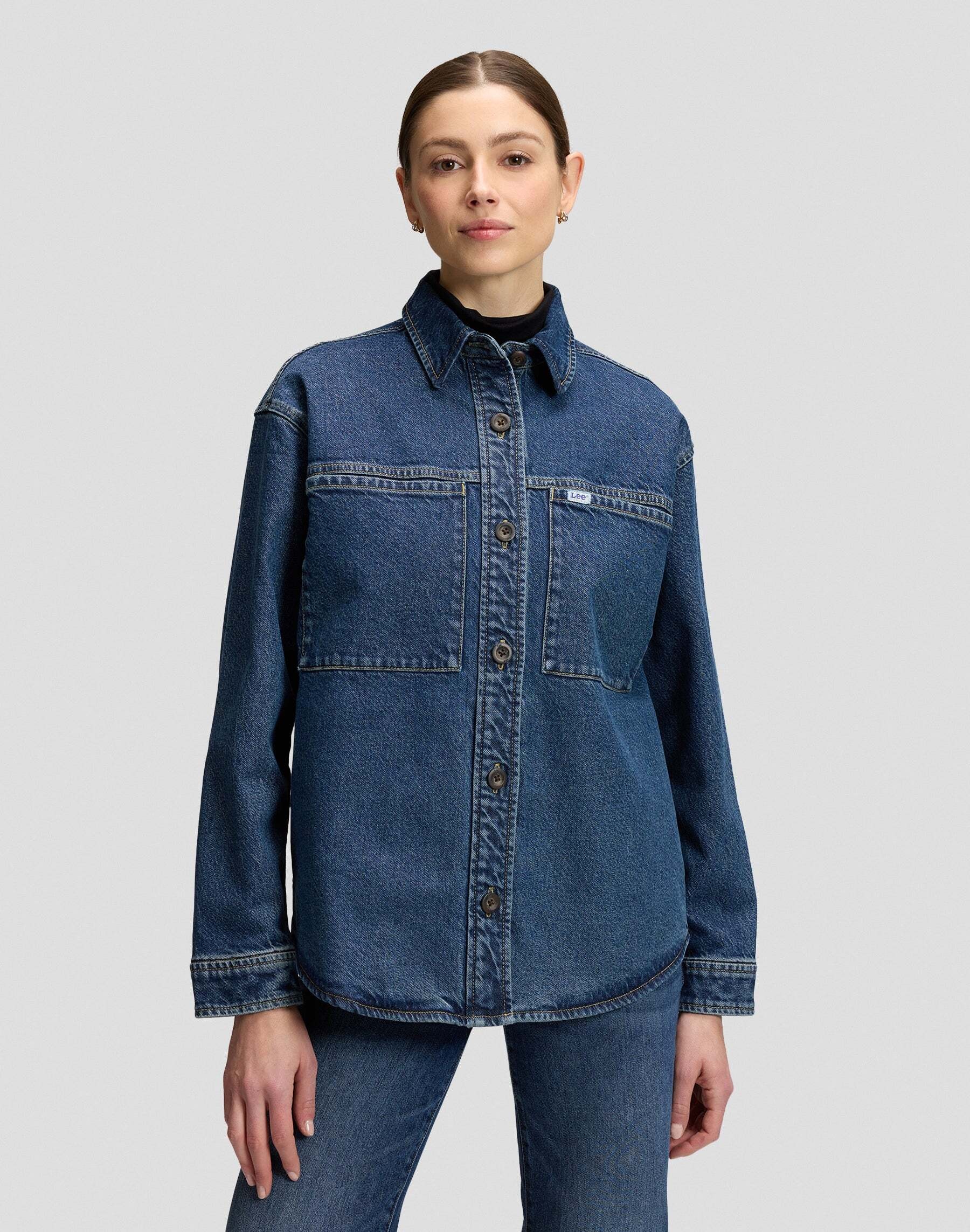 Lee® Blouse en jean »Lee Jeanshemd Relaxed Utility«