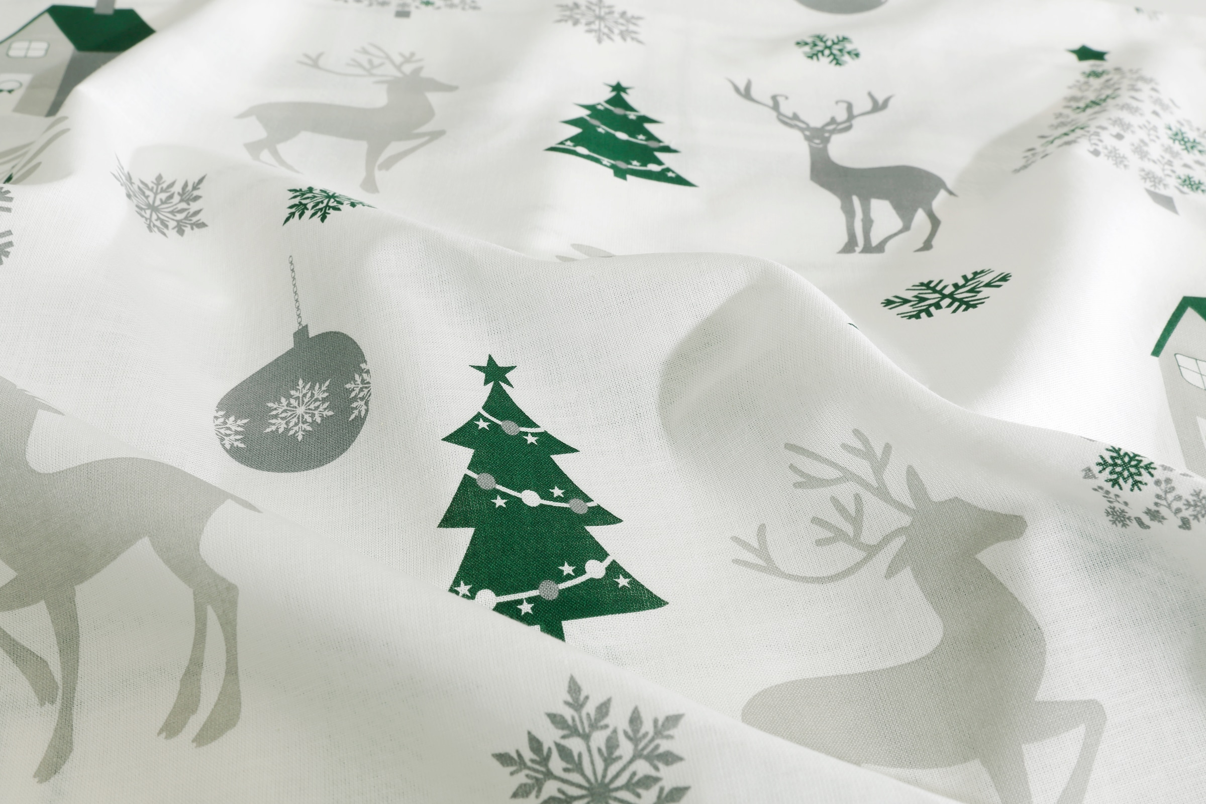 GOODproduct Bettwäsche »Mikkel« 2 Bettwäsche ab Gr. 135x200 cm,100% Baumwolle, Weihnachten