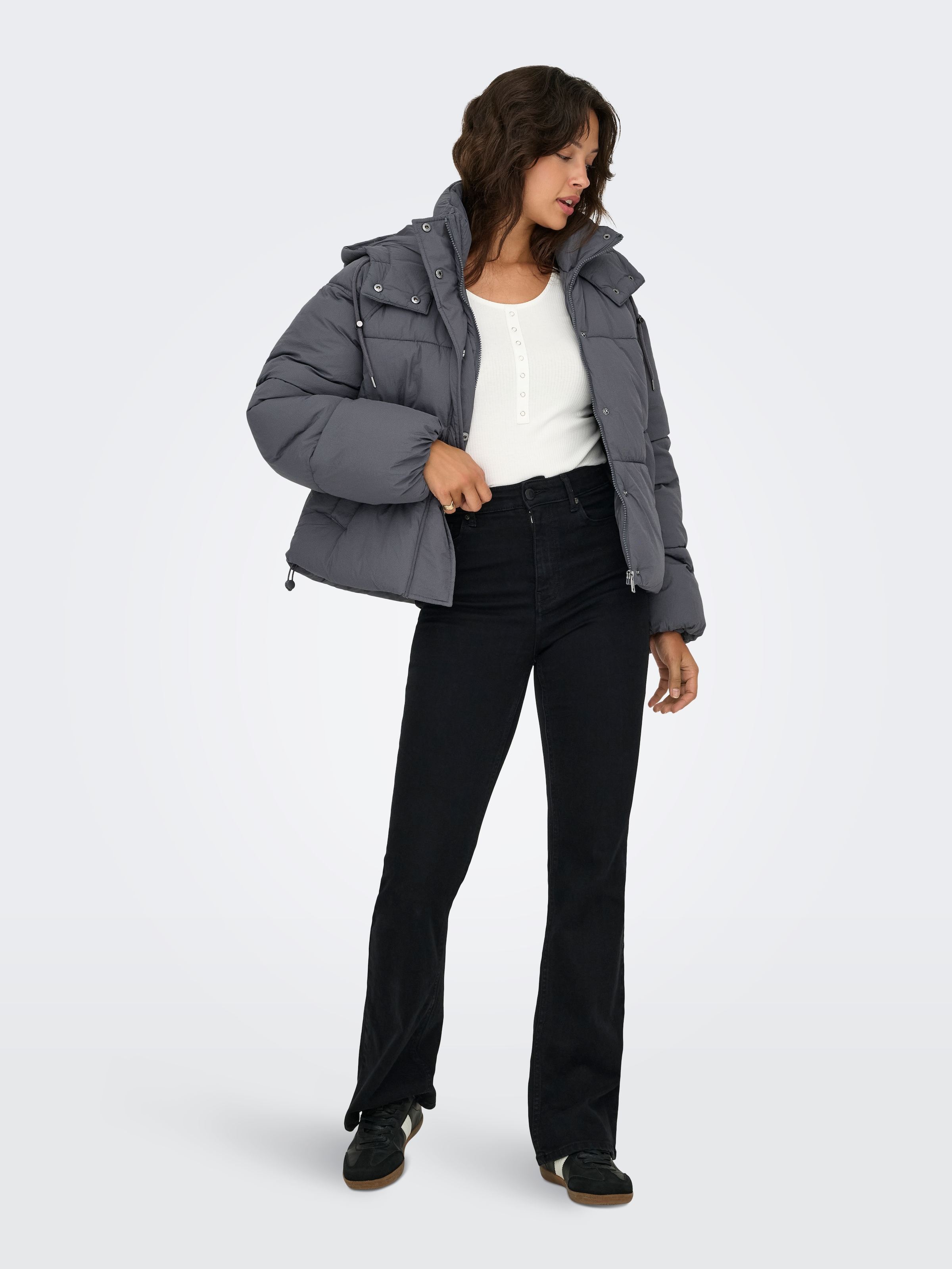 ONLY Veste matelassée »ONLHOPE SHORT PUFFER JACKET CC OTW« mitKapuze