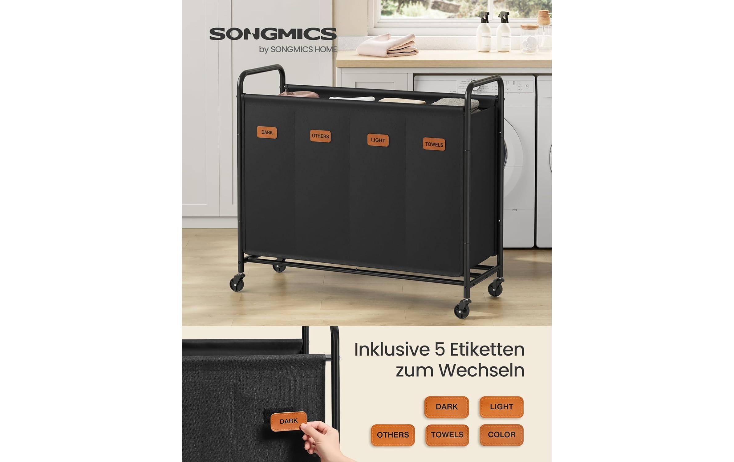 SONGMICS Panier à linge »mit Rädern 200 l«