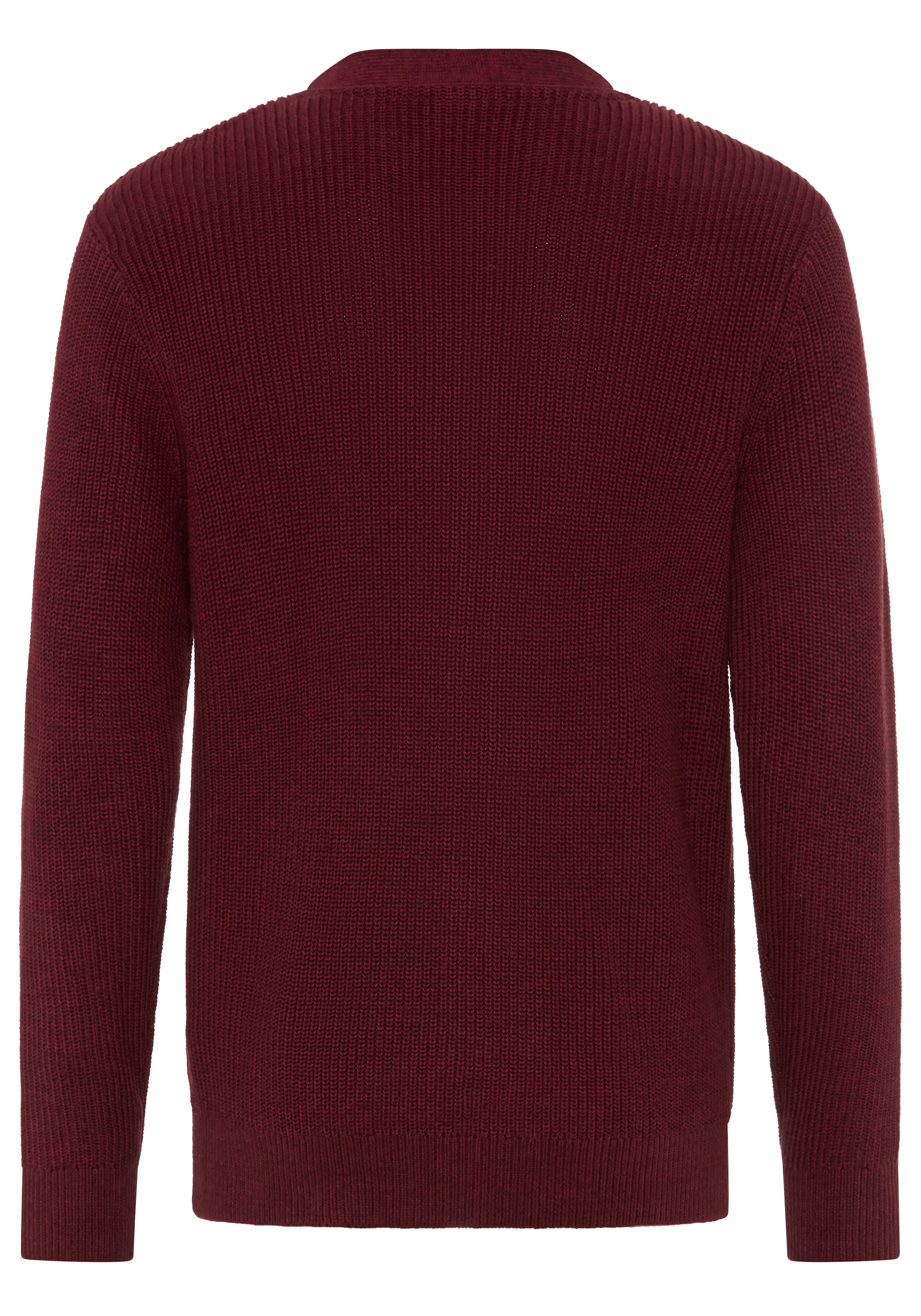 Man's World Veste en tricot »Neue Kollektion! Highlight Rippenqualität« coupe régulière, aspect chiné, avec patte de boutonnage, manches longues